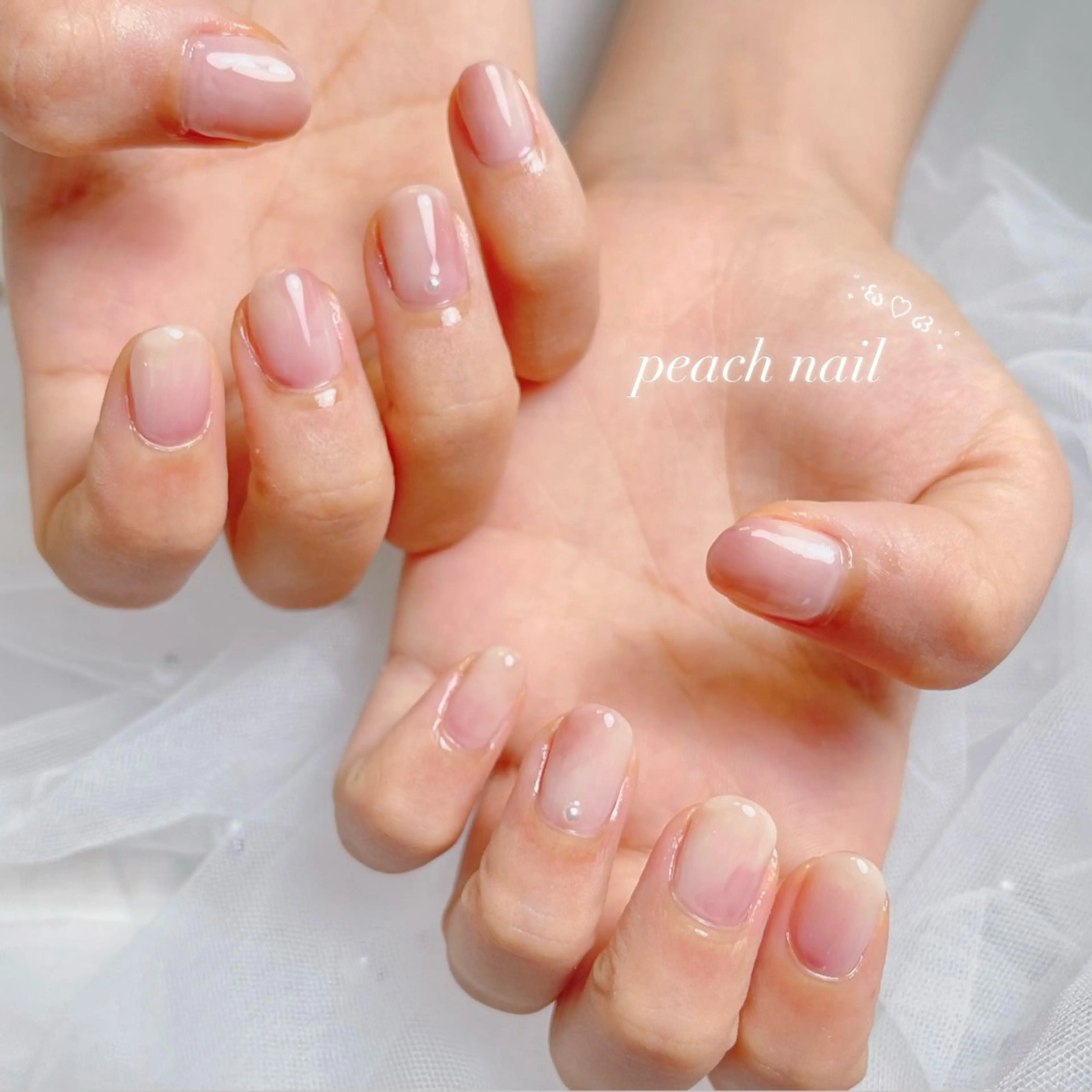 ネイル 長さ出し 韓国ネイル シンプルネイル ワンホンネイル ハンドネイル RE SALONのネイルデザイン