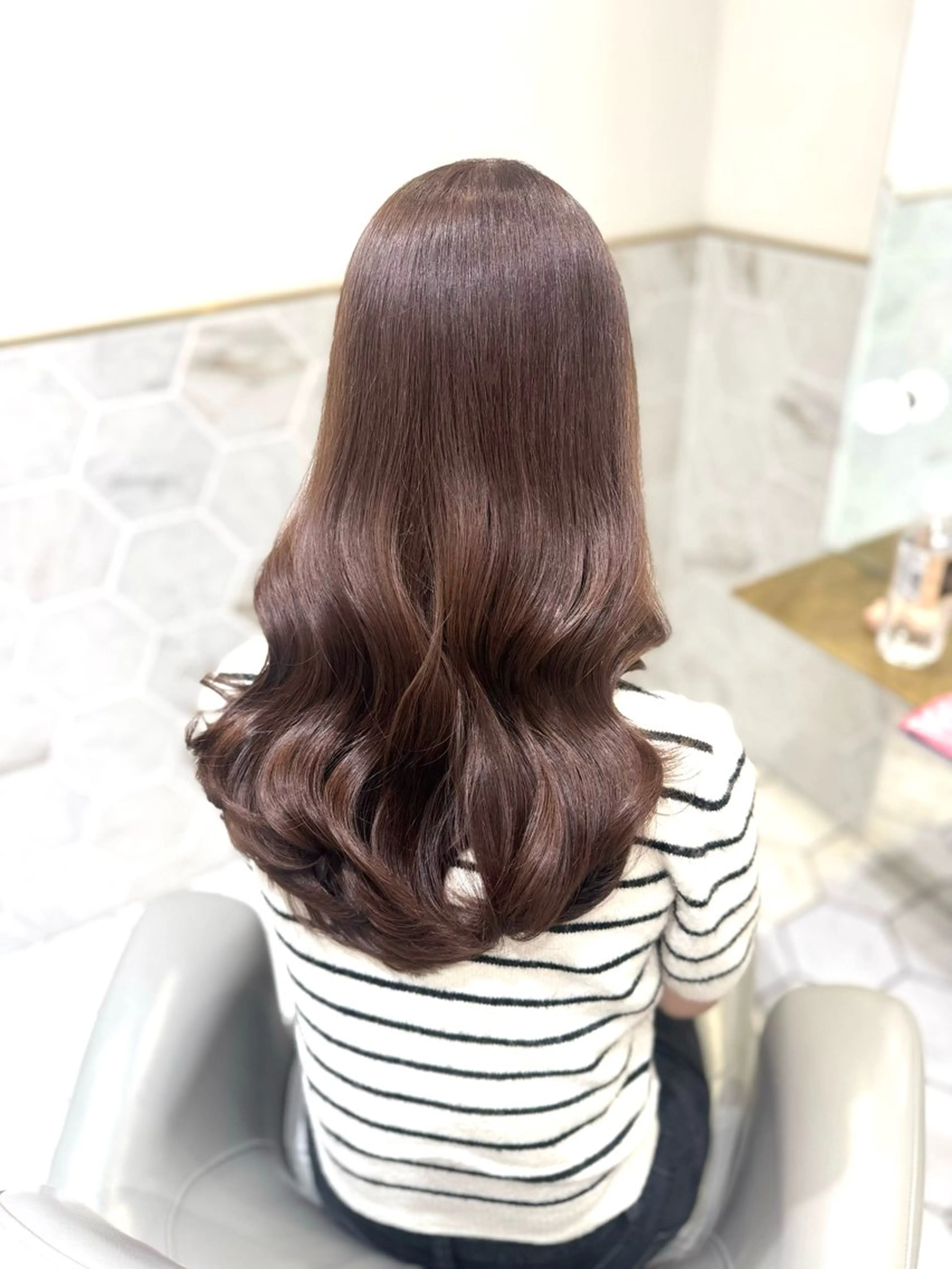 ロング カラー ヘアカラー costes 今井芽依のヘアスタイル