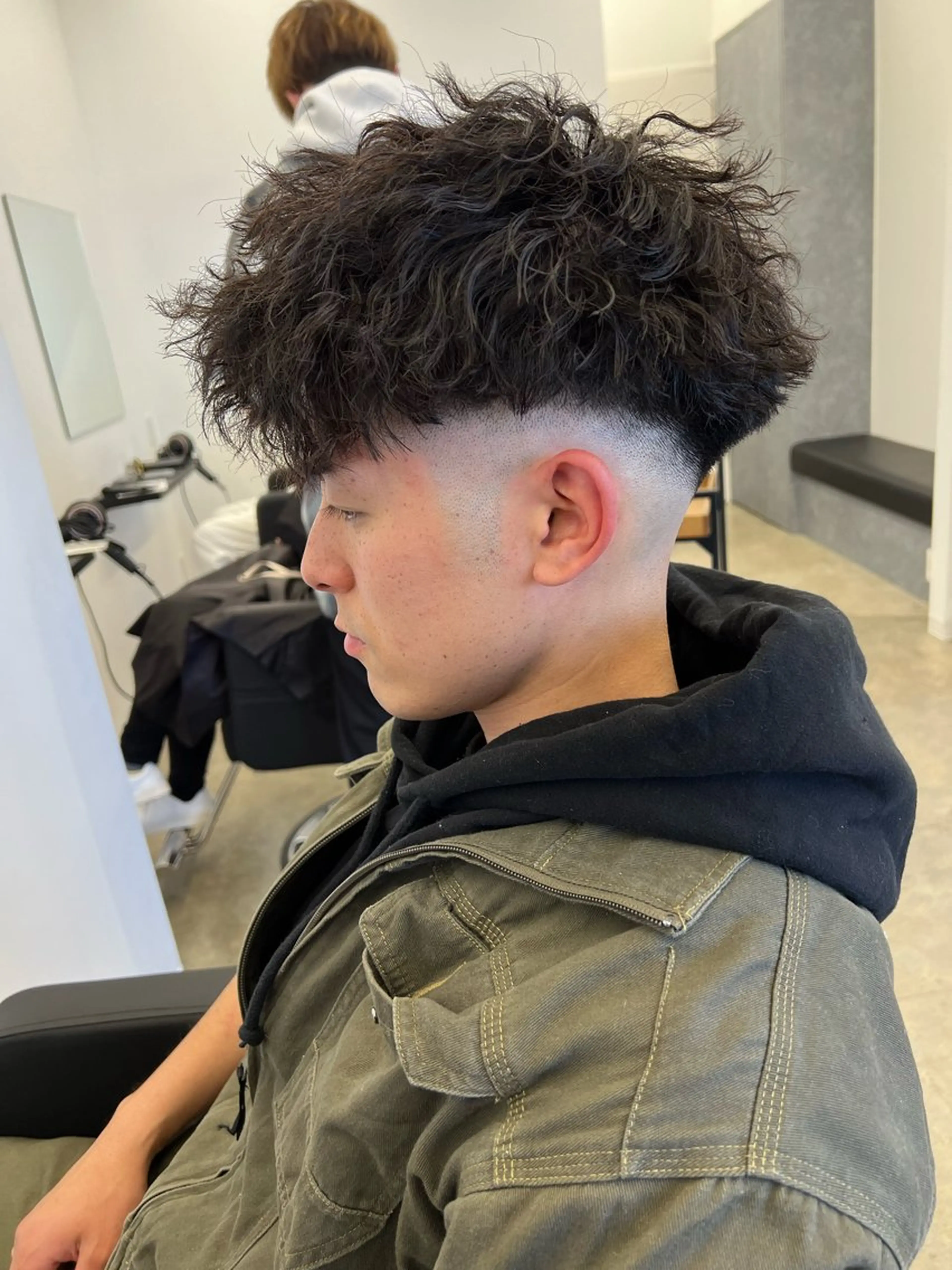 ショート パーマ メンズ カット パーマ メンズ特化美容師 井上大輔のヘアスタイル