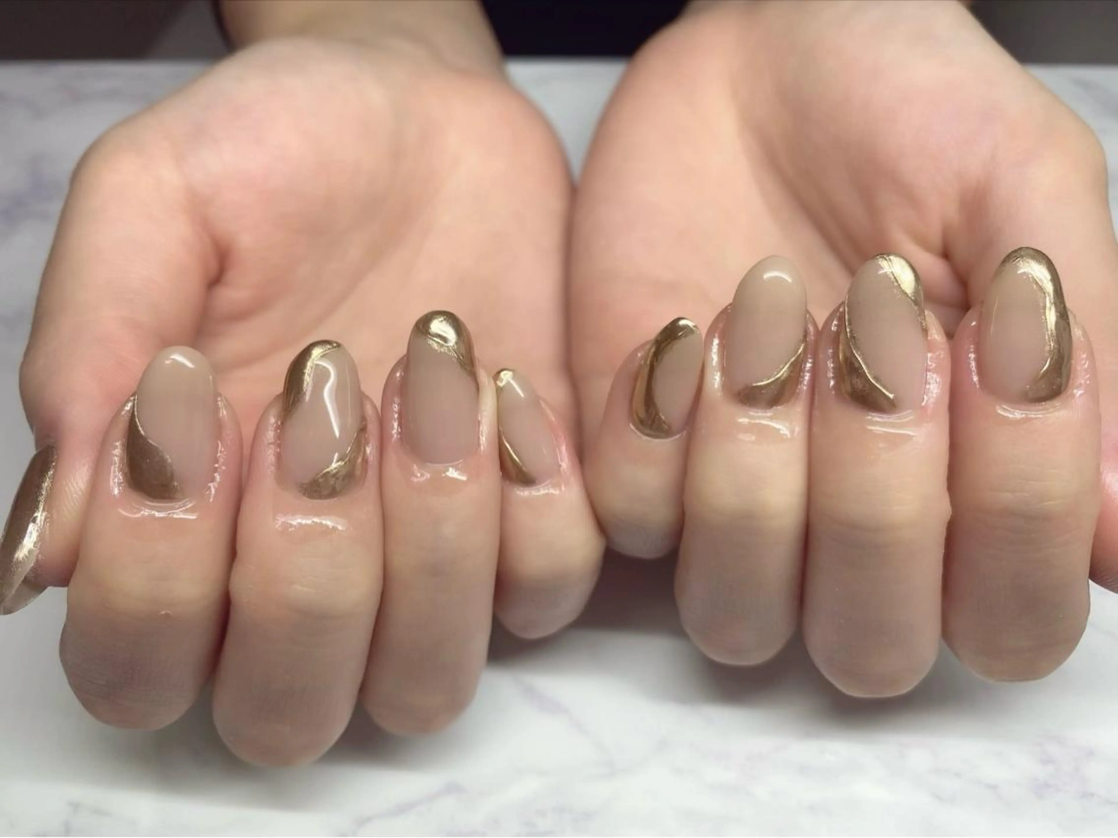 ネイル アートネイル ミラーネイル ワンカラーネイル Era nailのネイルデザイン