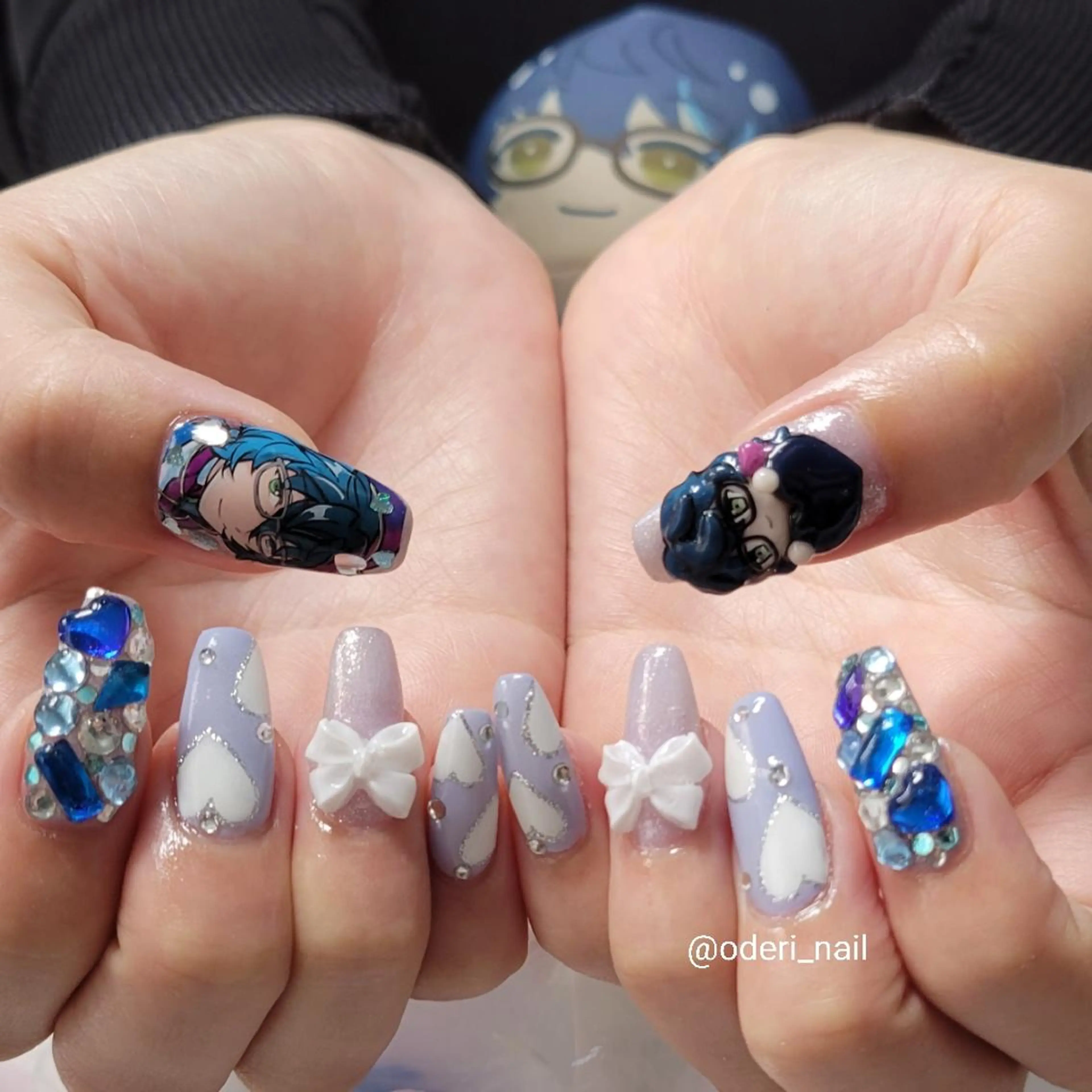 ネイル アートネイル ジェルネイル おで@ oderi_nailのネイルデザイン