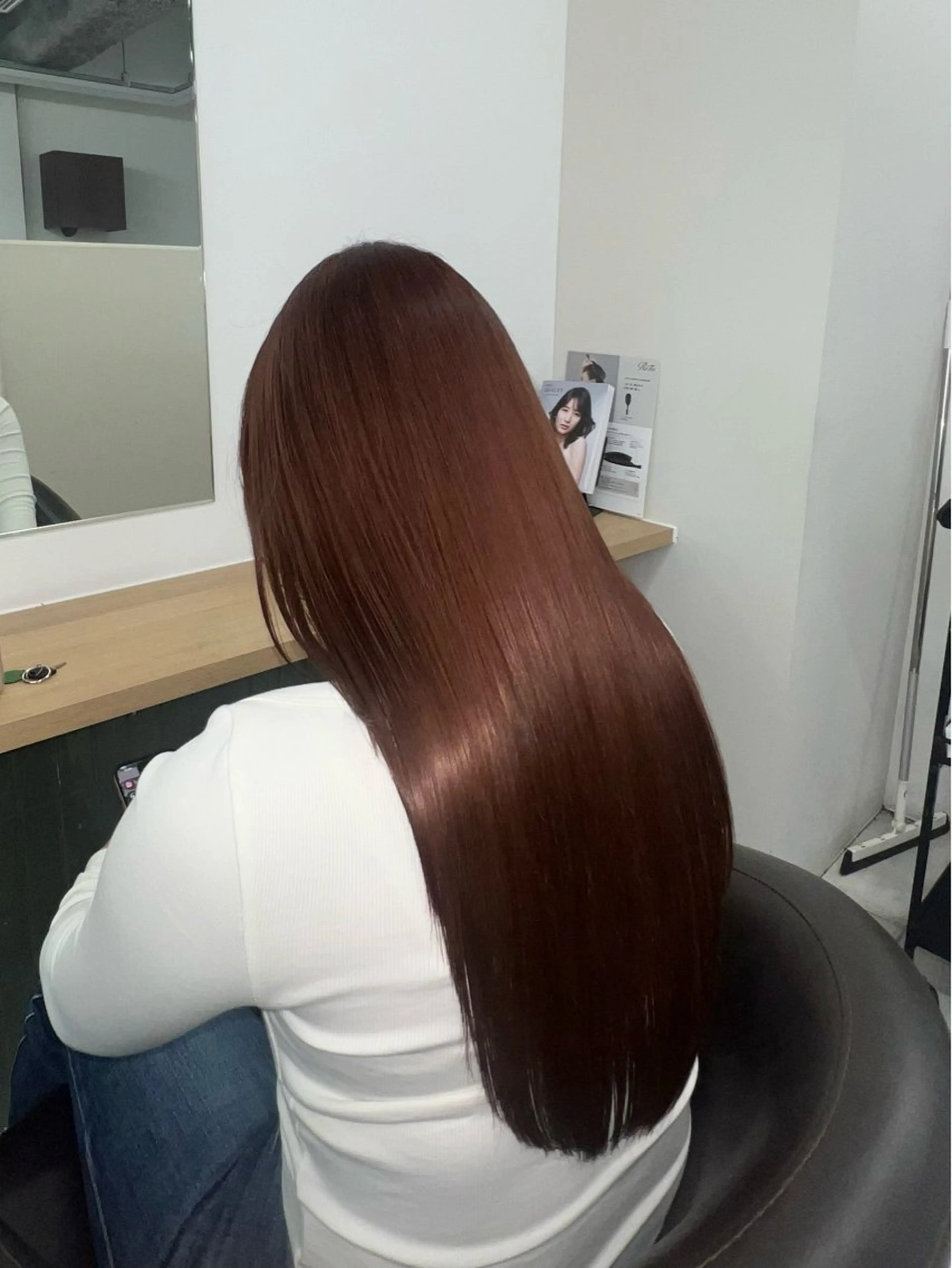 ロング カラー カット ヘアカラー トリートメント 赤みゼロ/透明感 カラー🌿KANTAのヘアスタイル