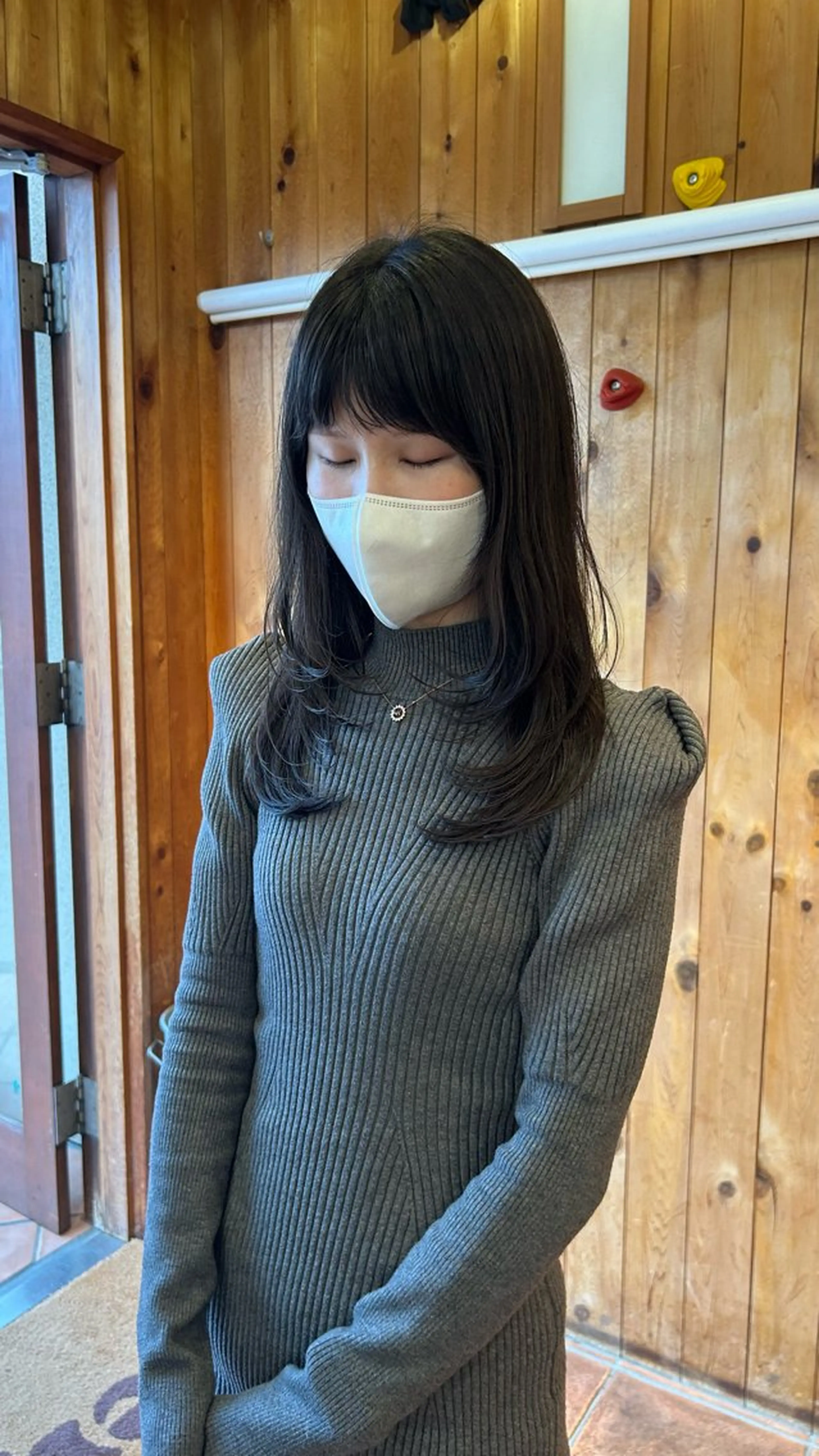 セミロング レイヤーカット カット 似合わせカット/ レイヤー／小倉瑳莉のヘアスタイル