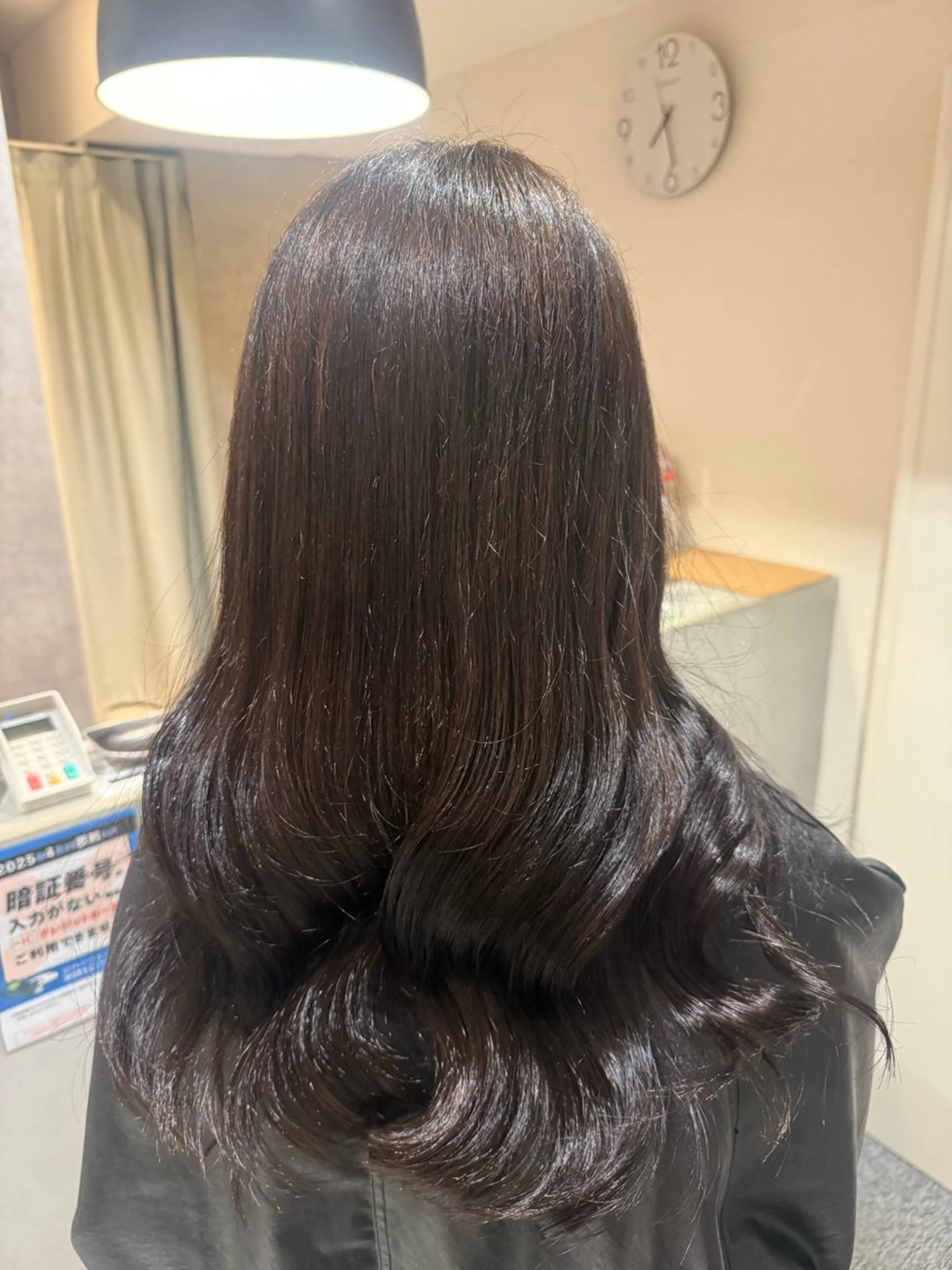 ロング カラー アッシュ カット ヘアカラー トリートメント Spin hair烏丸店所属・🌟Spinhair 福永えいみ🌙*.｡のヘアスタイル