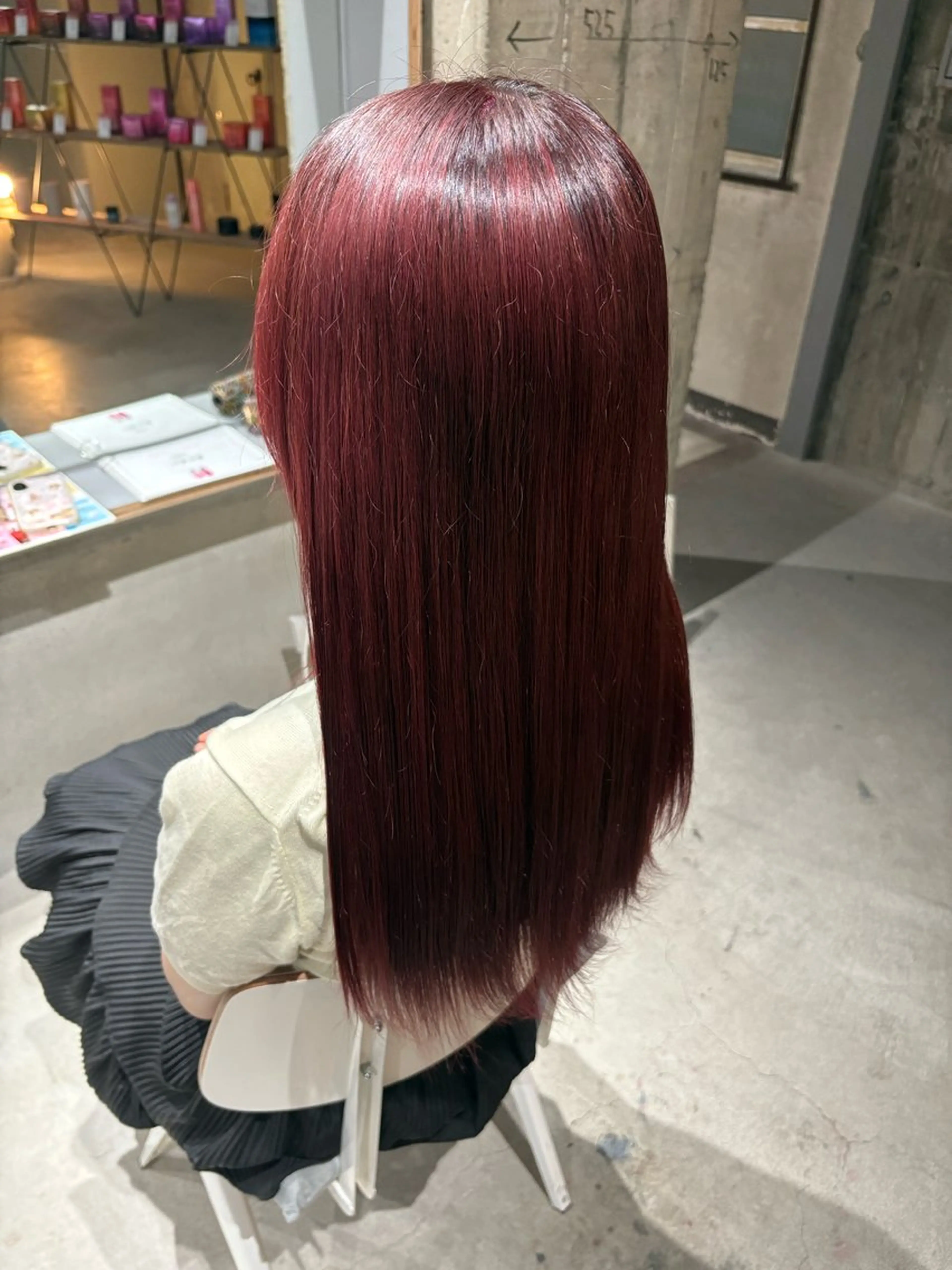 ロング カラー ブリーチ トリートメント ヘアカラー 玉置七海✨ ／透明感／髪質改善のヘアスタイル