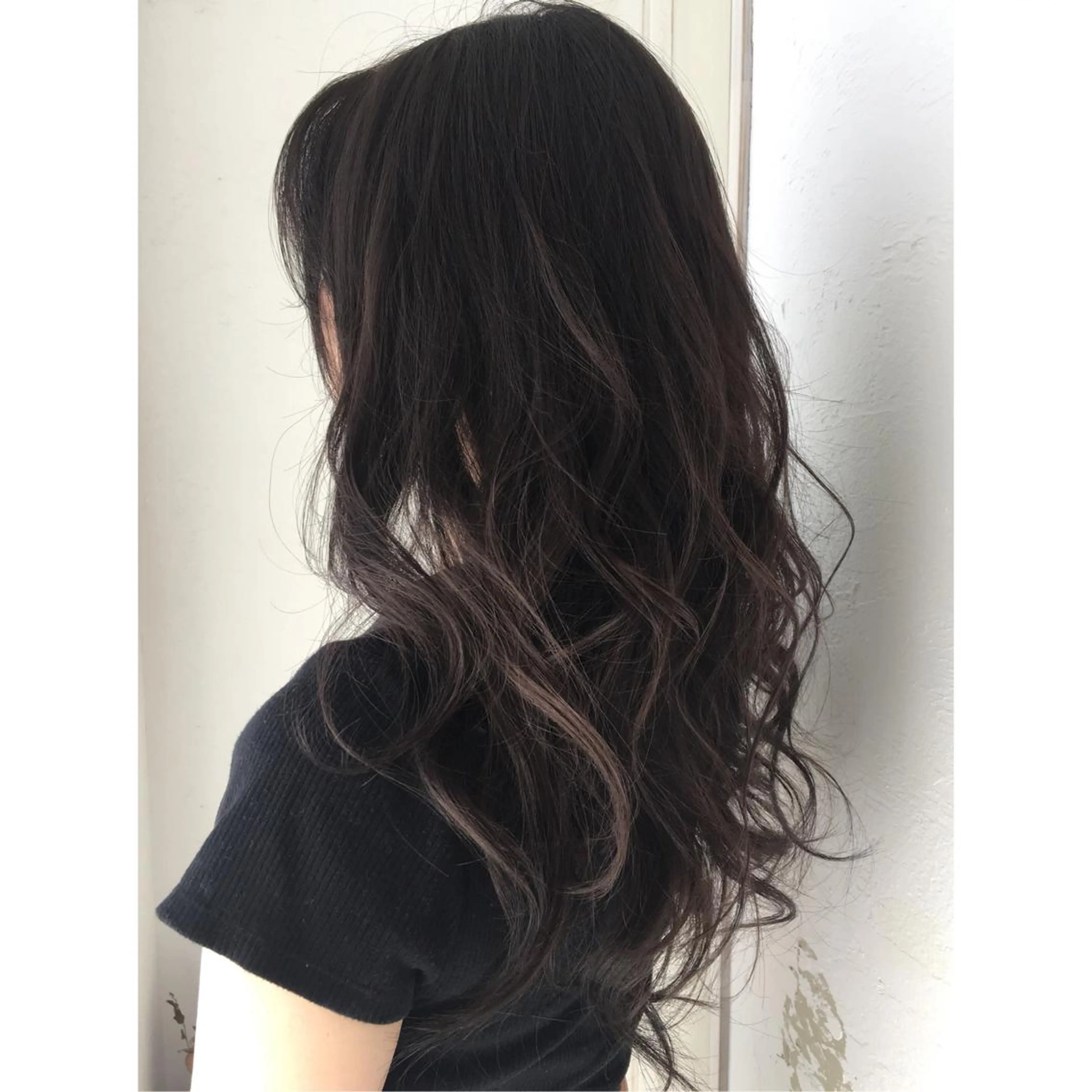 ロング カラー カット ヘアカラー fio マナミのヘアスタイル