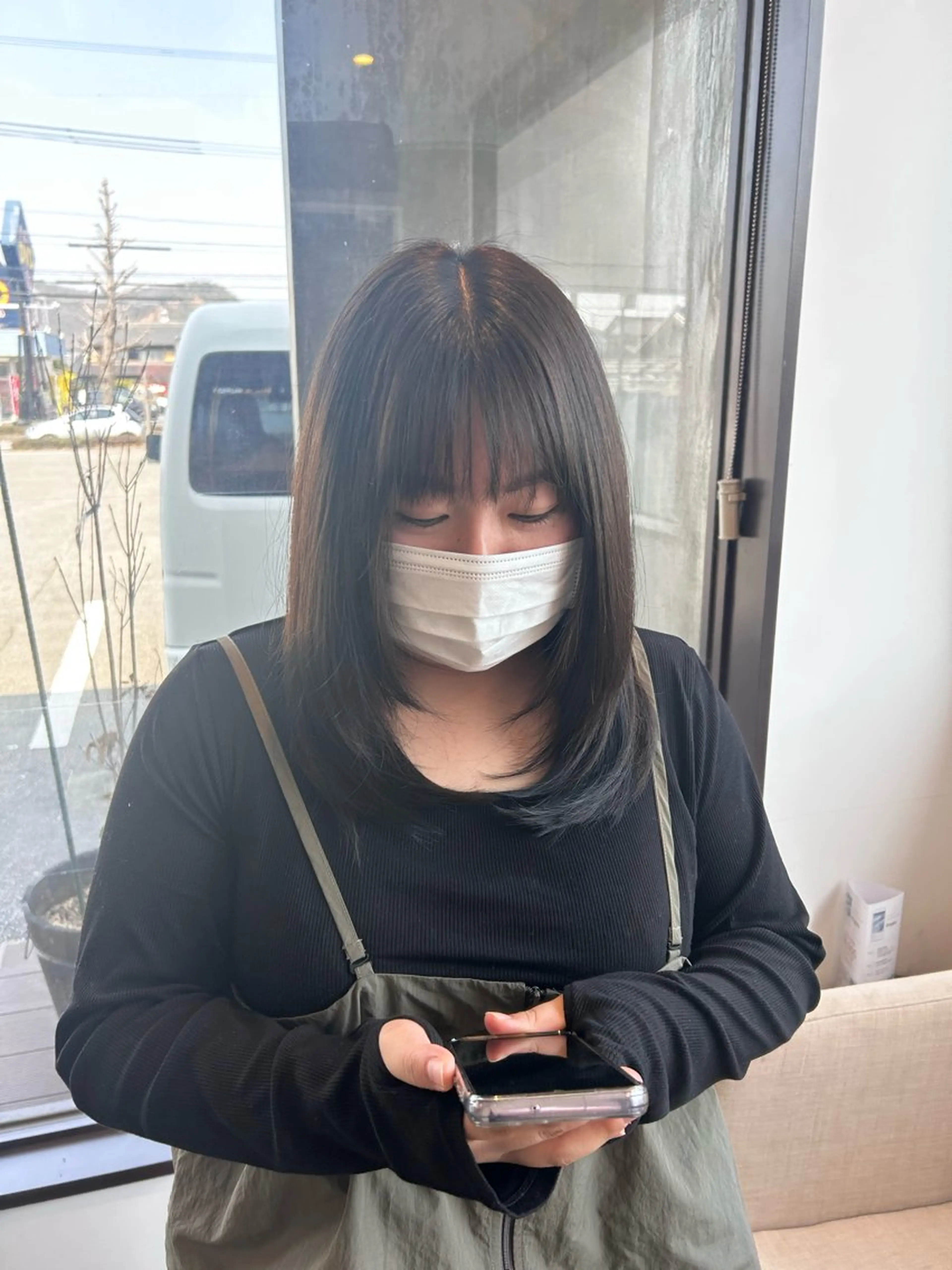 ミディアム カラー カット ヘアカラー tote. 成瀬晃のヘアスタイル