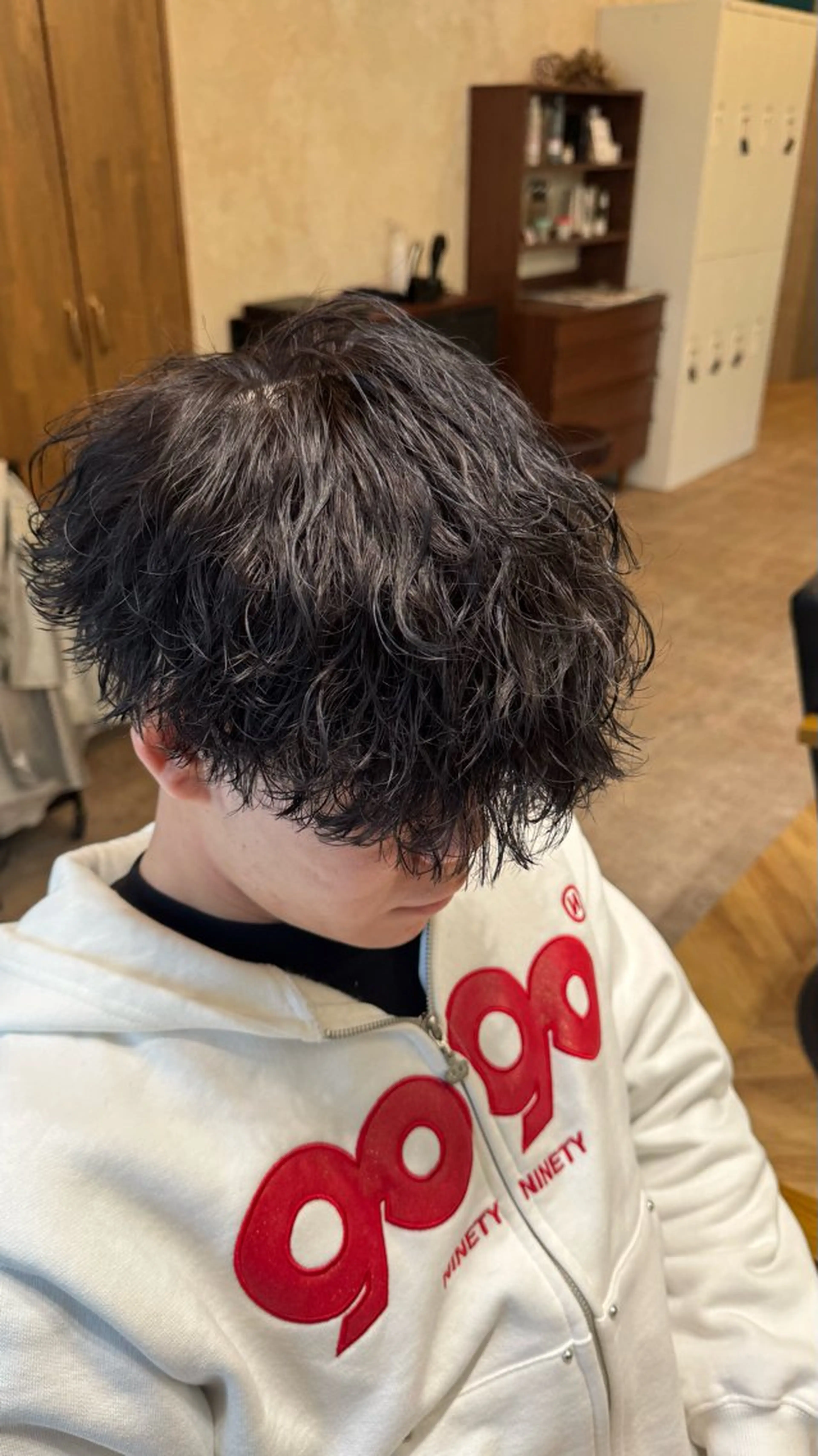 カット＋波巻きパーマの写真
