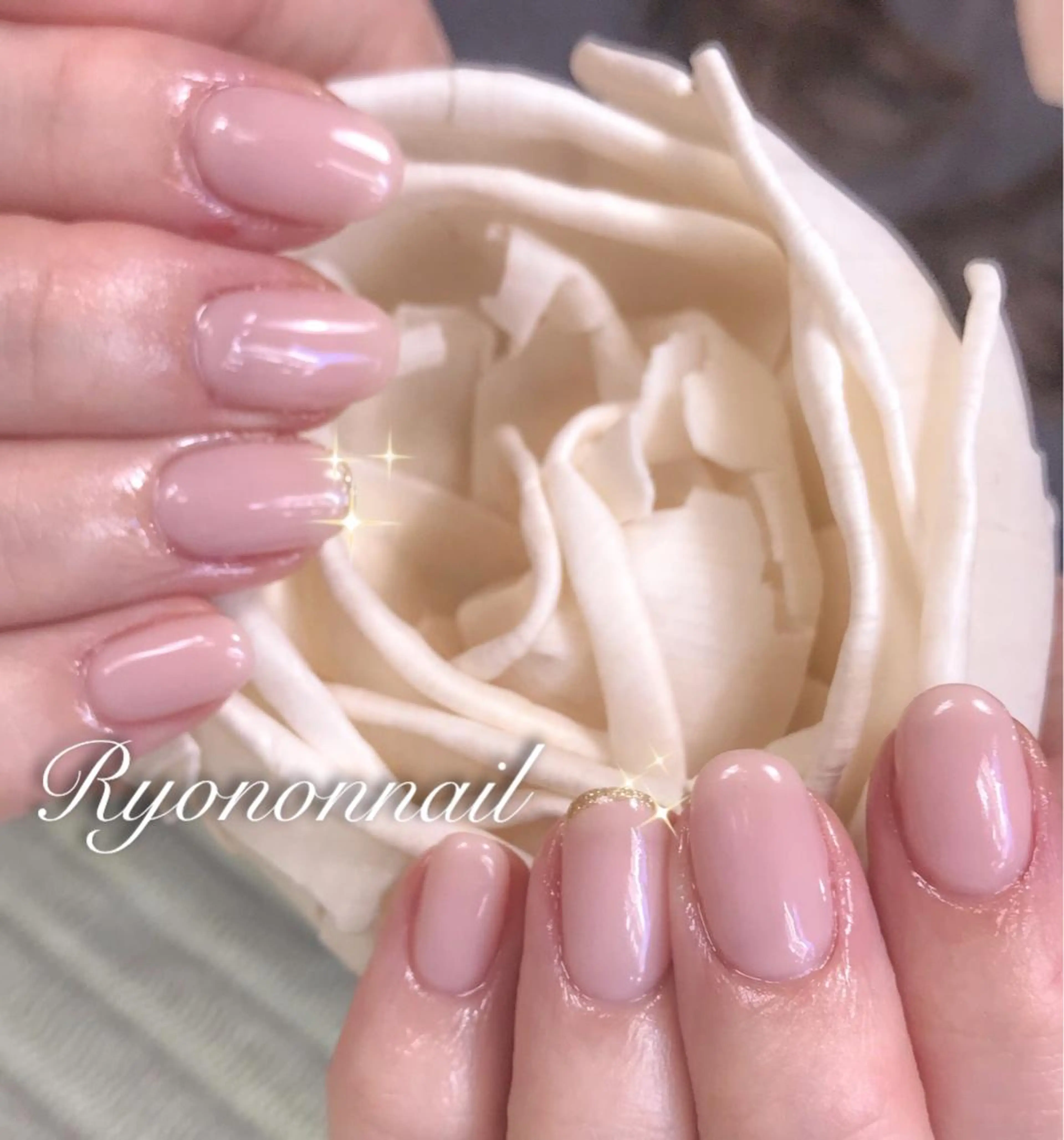 ネイル ラメ(グリッター) Ryononnail 上谷典子のネイルデザイン