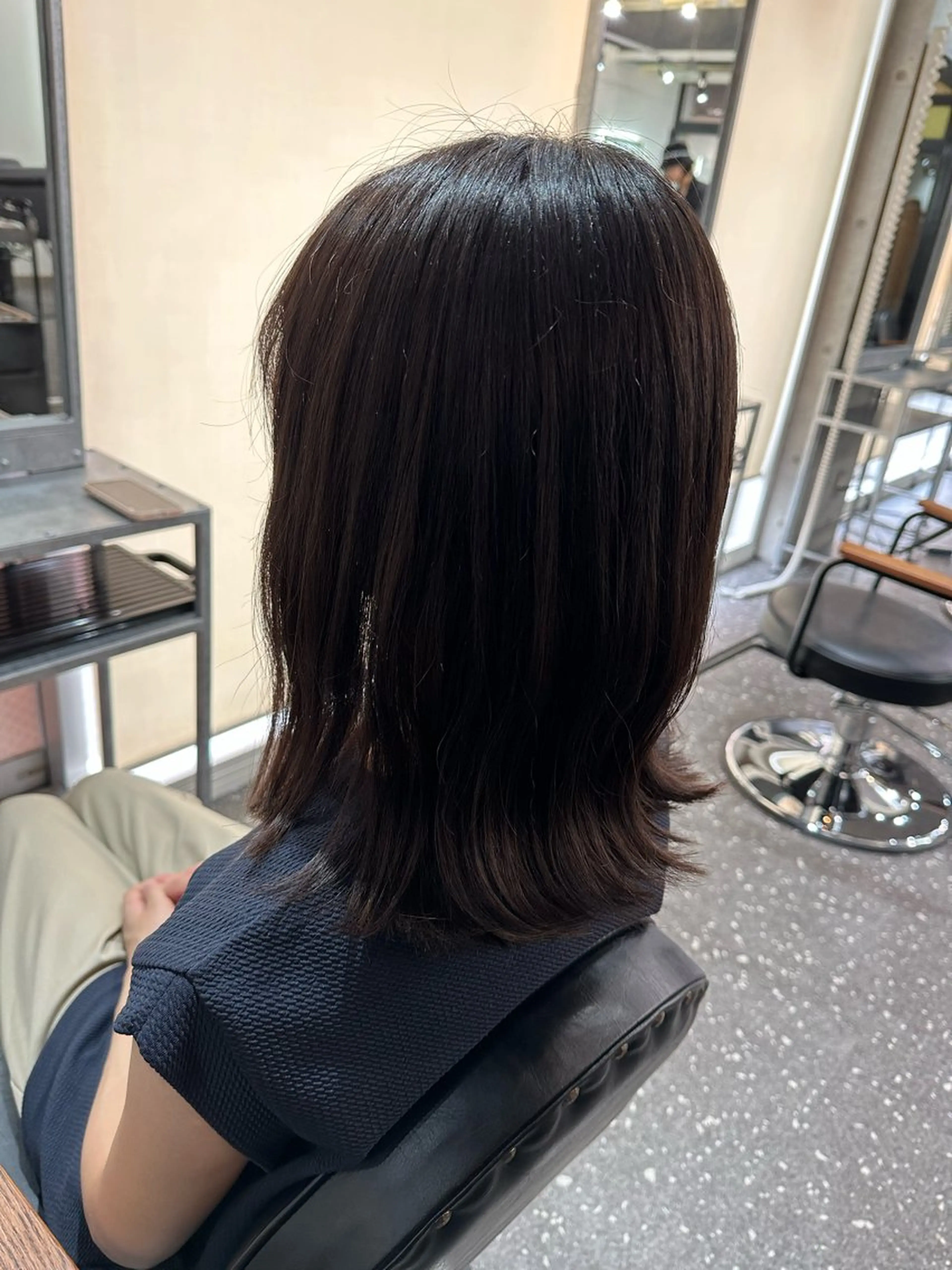 セミロング カット トリートメント 髪質改善⭐️縮毛矯正 中野⭐️Rinaのヘアスタイル