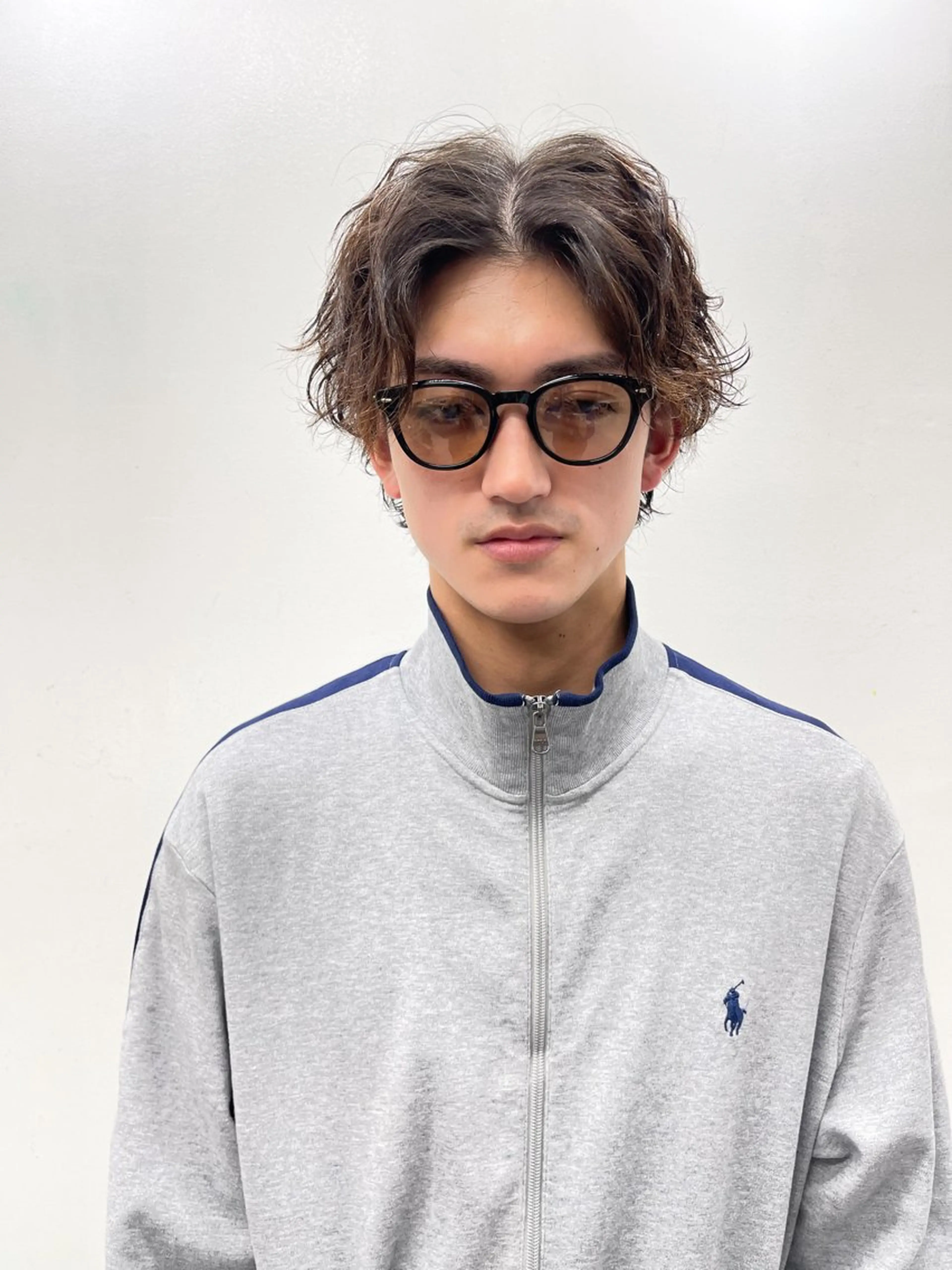 パーマ メンズ カット パーマ 森本裕/オーナー/ スパイラルパーマのヘアスタイル