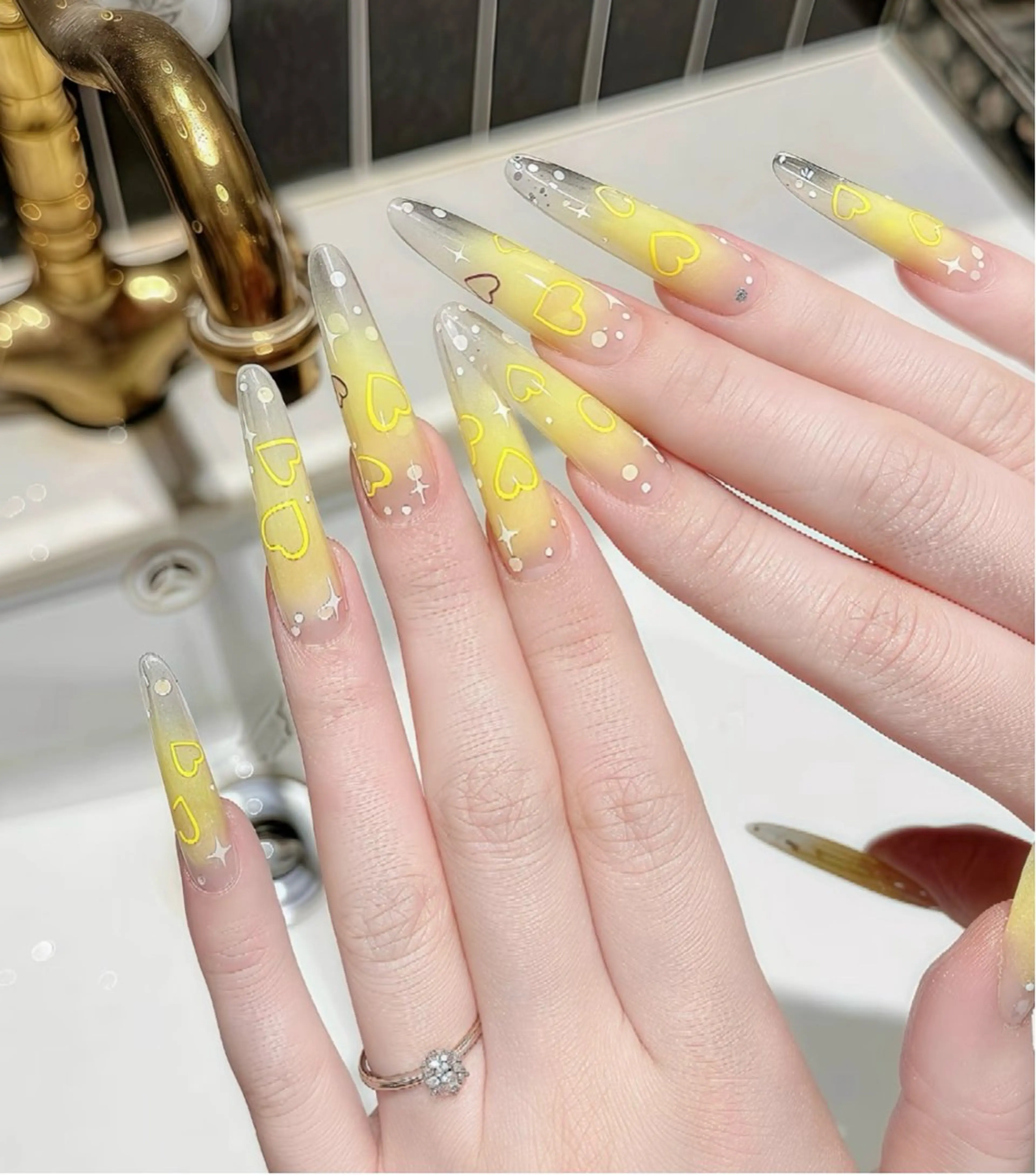 ネイル 長さだし専門店 M2　rikaのネイルデザイン