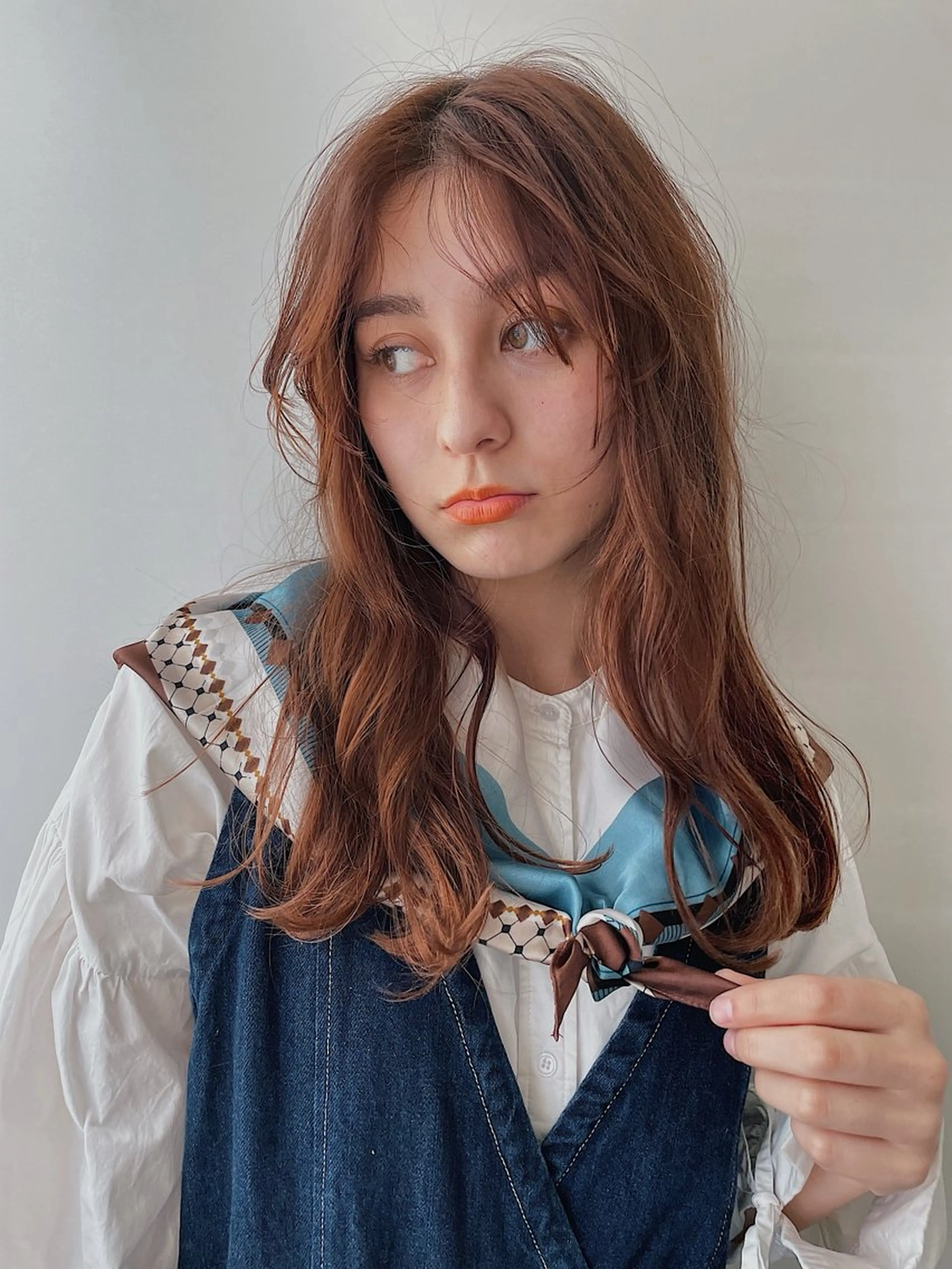 ロング カラー 大阪/梅田すぐ /パーマ落とし専門店のヘアスタイル