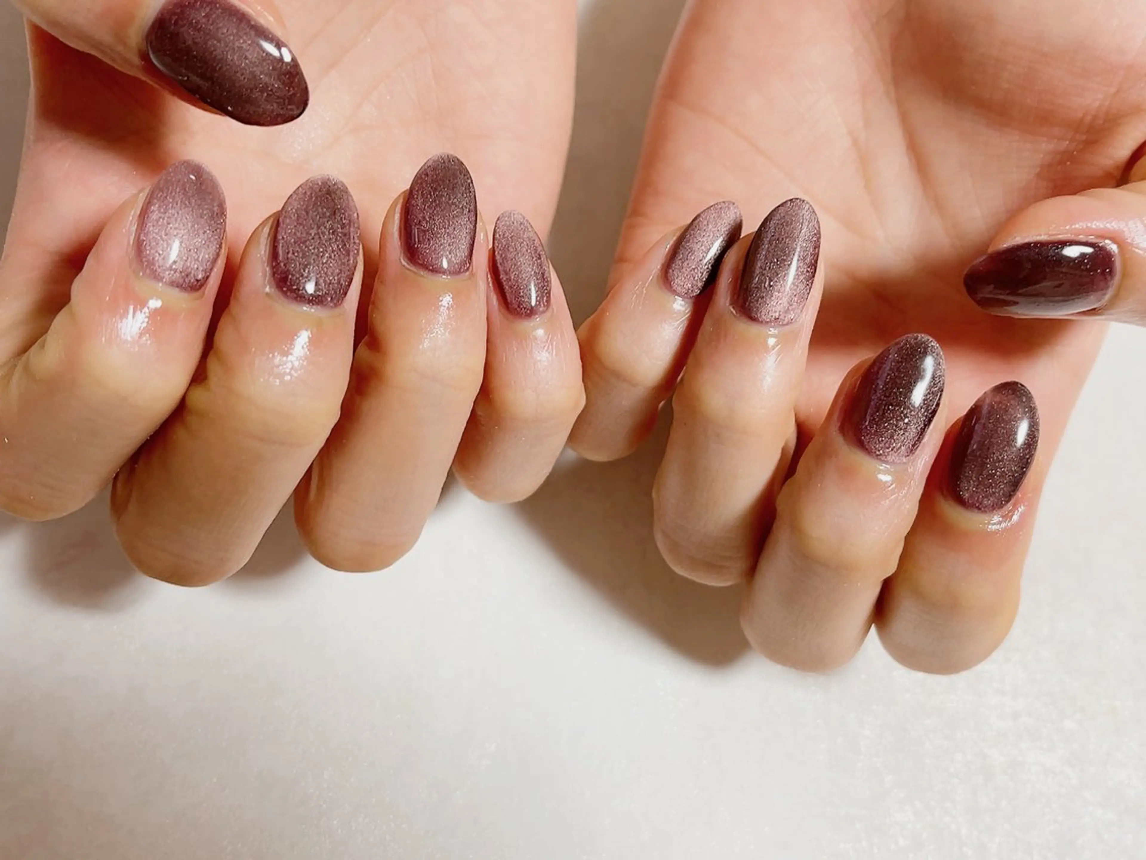 ネイル ジェルネイル 韓国ネイル マグネットネイル メンズネイル パラジェル kiki nail たまプラーザのネイルデザイン