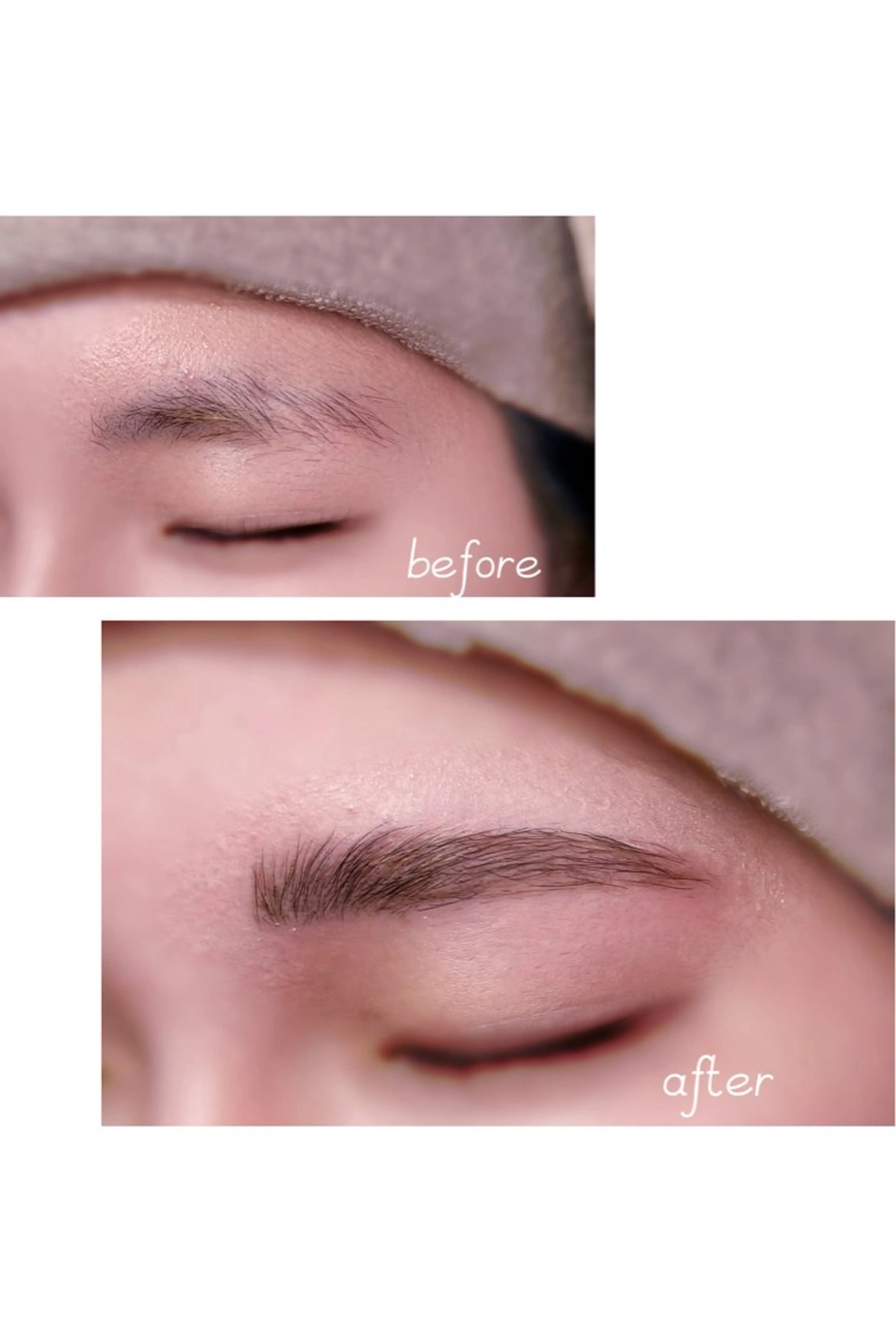 アイブロウ ハリウッドブロウリフト Crevia Chieのマツエク・マツパデザイン