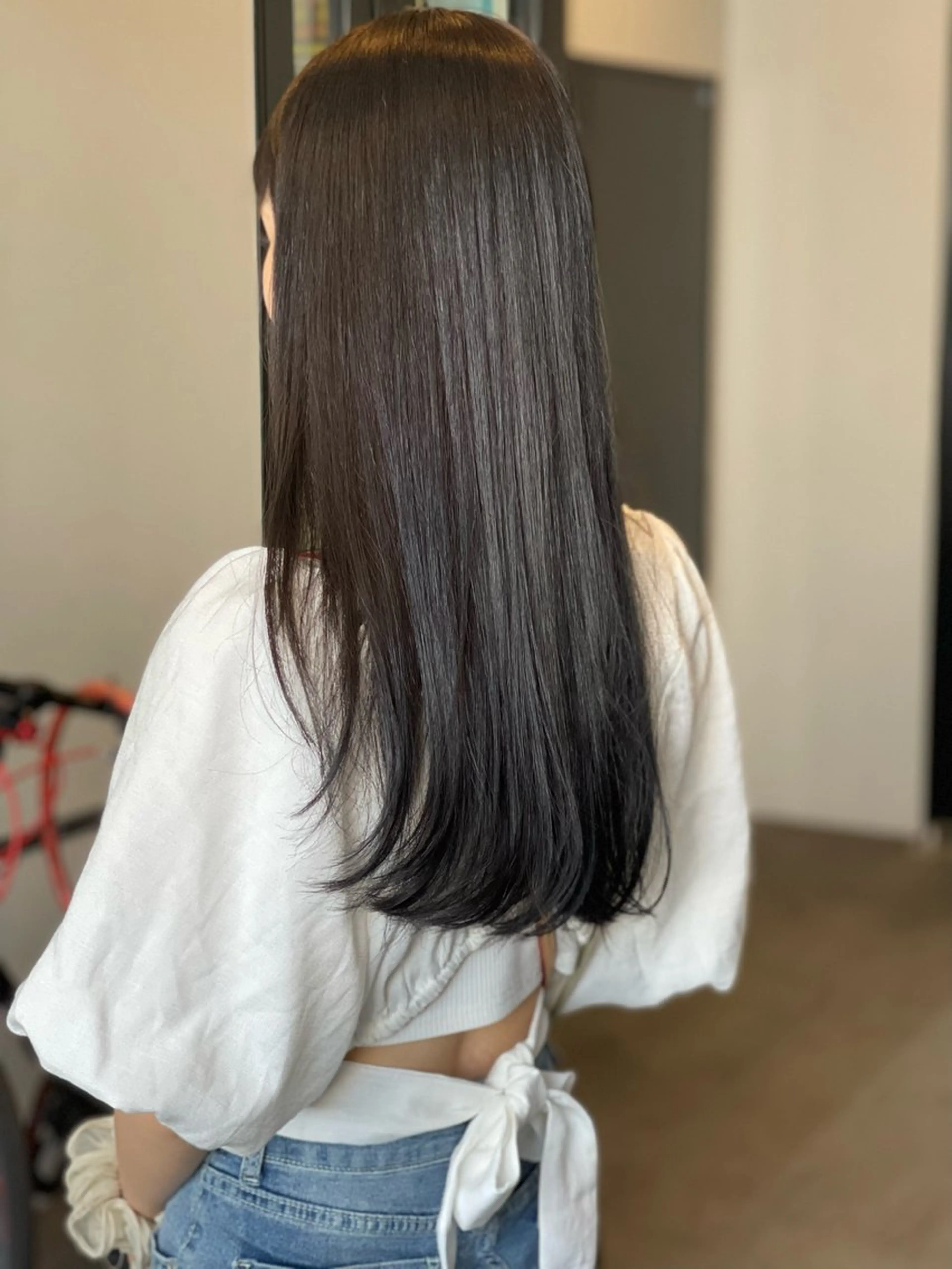 セミロング 𓇼透明感カラー𓇼 フジノ ケイ 🫧のヘアスタイル