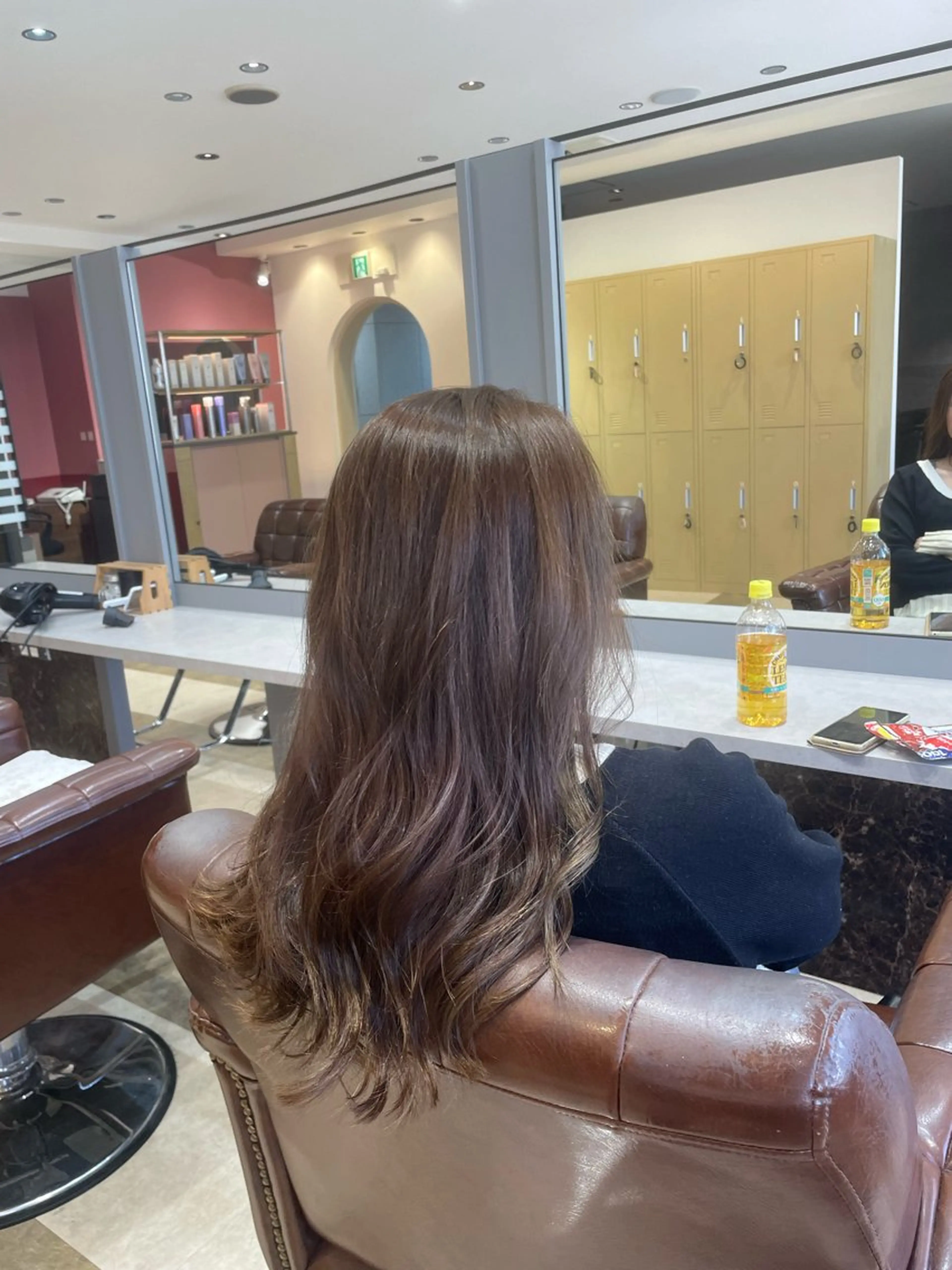 セミロング ヘアカラー acroあべの店所属・🧸顔周りカット /透明感🎀のヘアスタイル