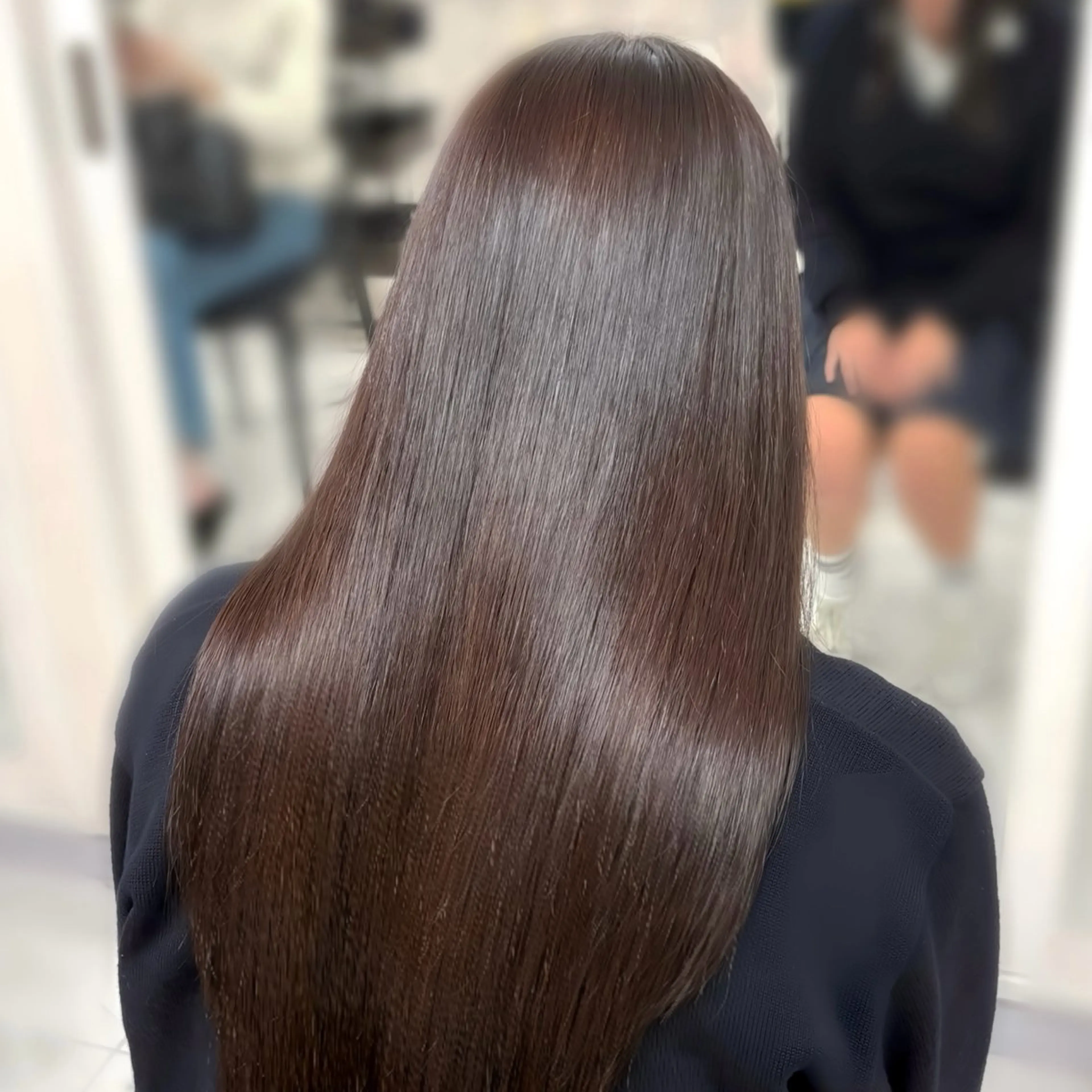 ロング 縮毛矯正 ＫＡＮＡ/天王寺 🎀🫧のヘアスタイル