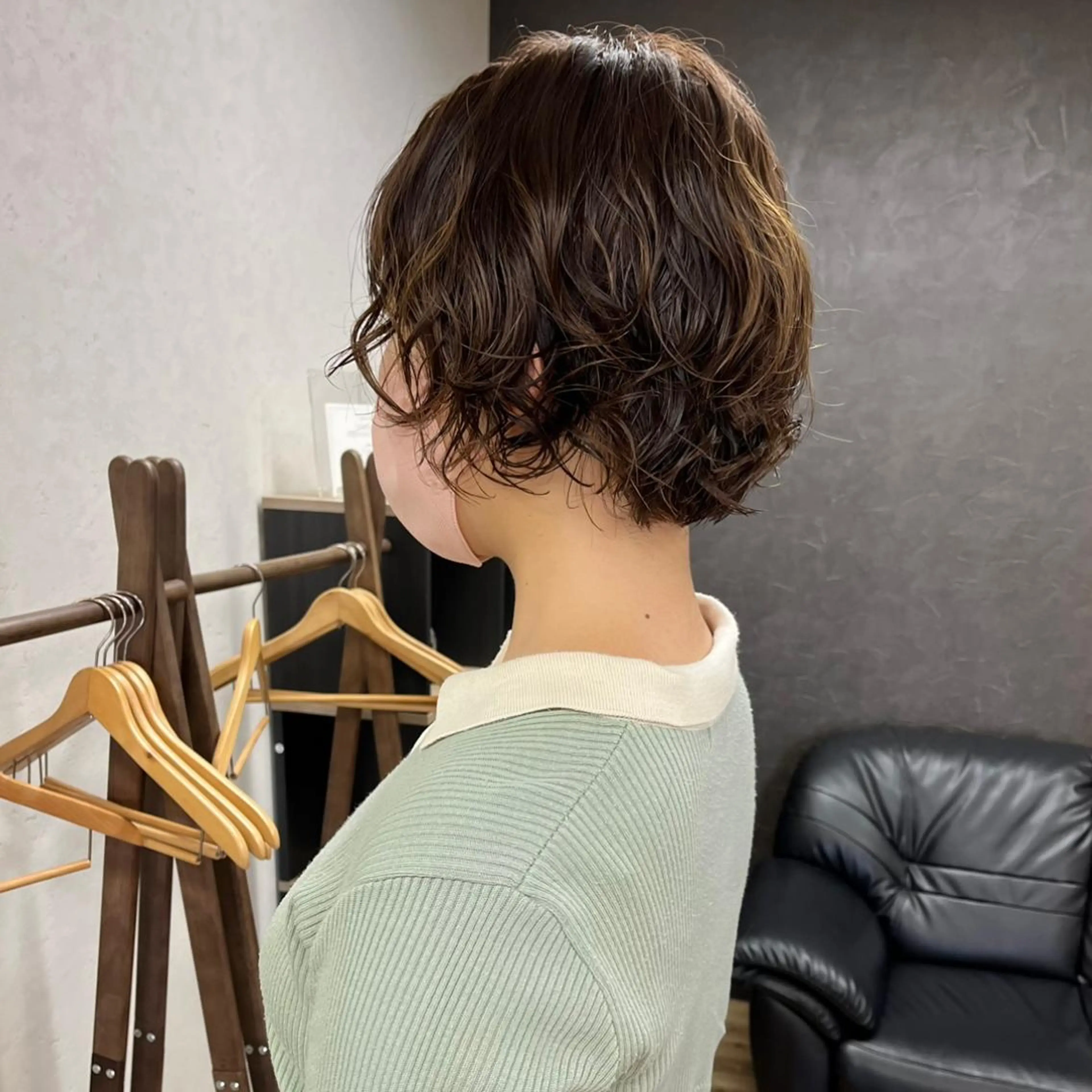 ショート パーマ nono/パーマ /顔まわりカット🐈のヘアスタイル