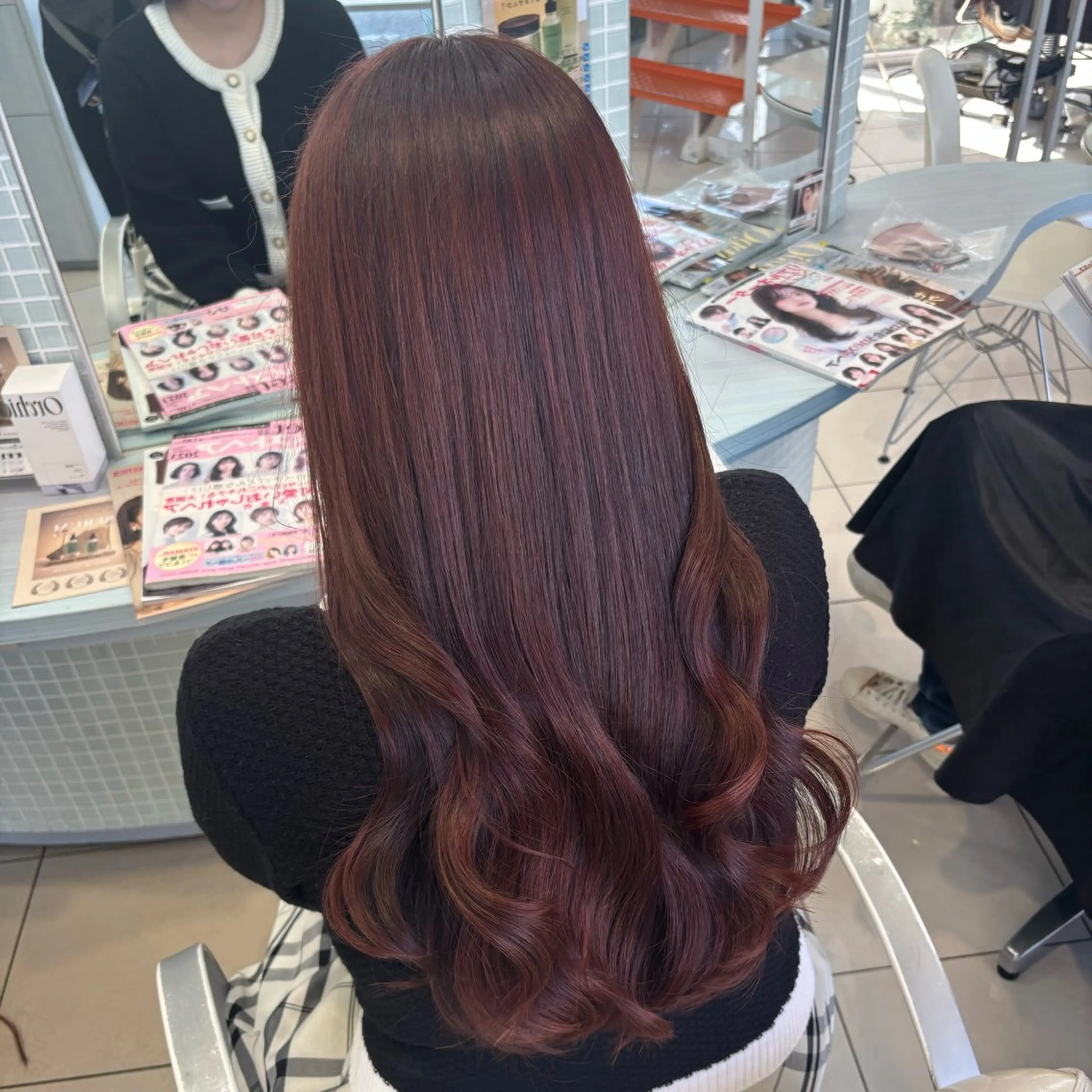 ロング 髪質改善 トリートメント ヘアカラー トリートメント 綺麗め/ トレンドヘア/みずはのヘアスタイル