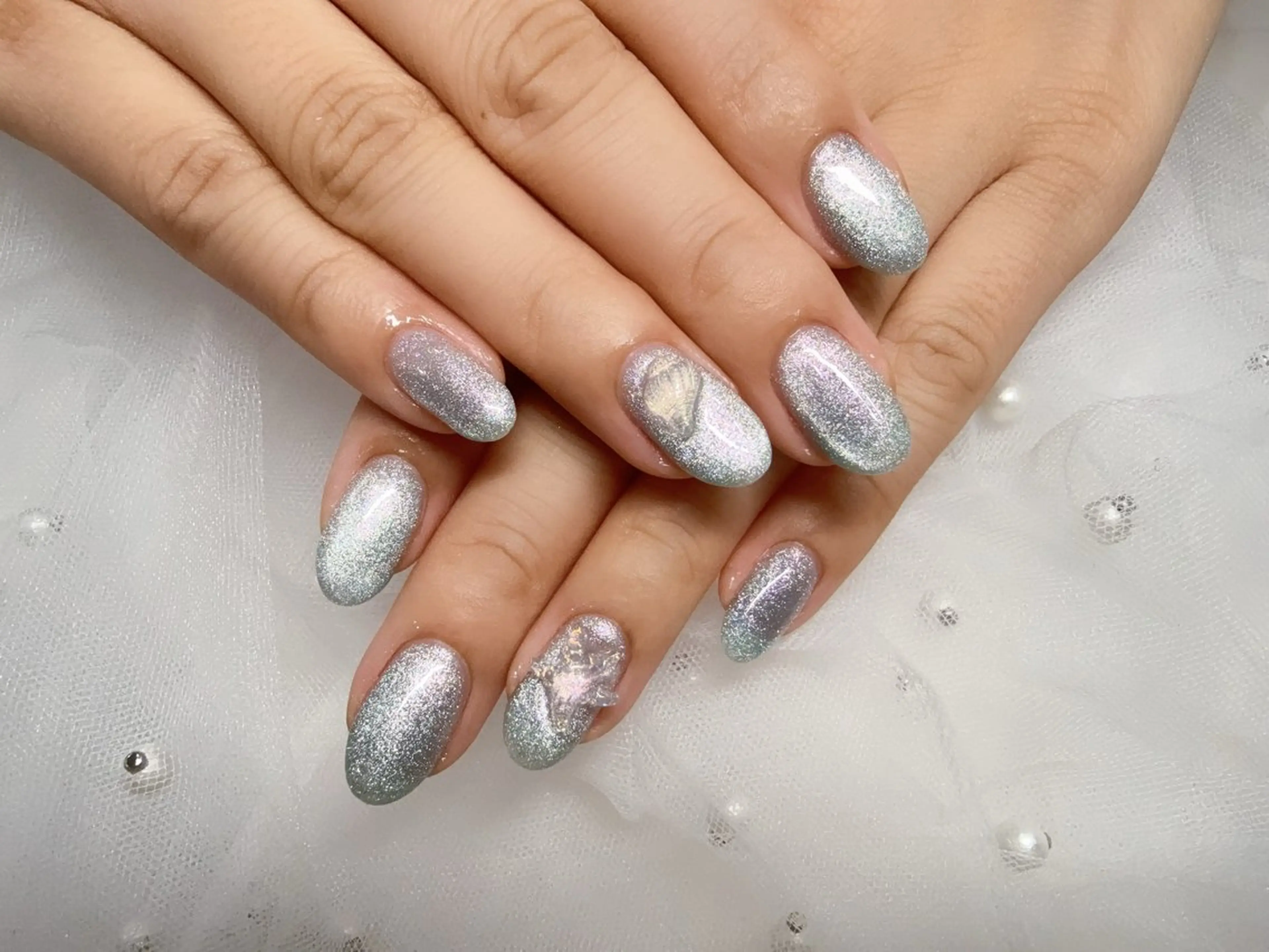 【Hand】【夏限定 平日16時まで】マックネットワンカラー+パーツ2個￥4980の写真