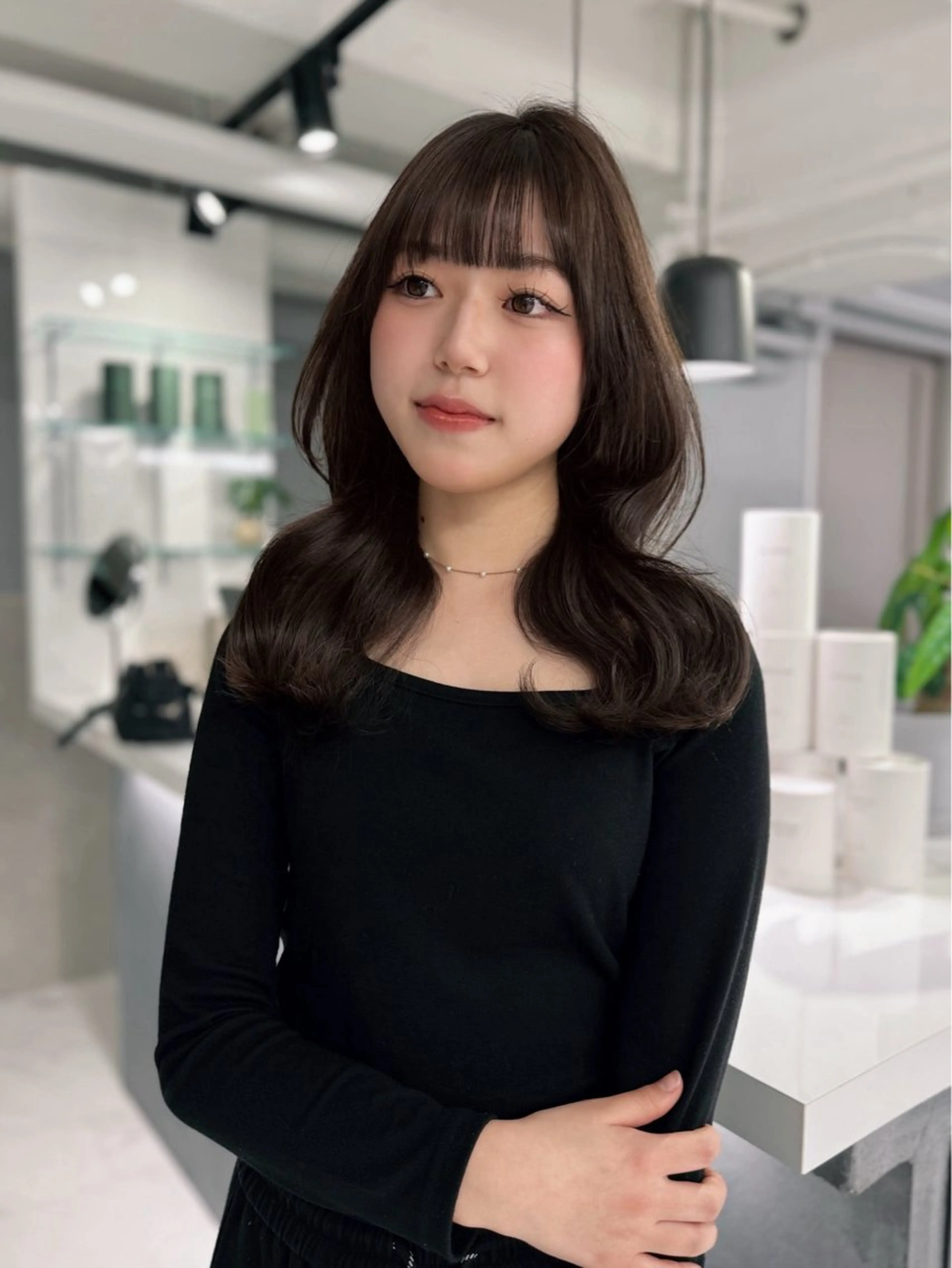 ヘアカラー sena⌇ベージュ⌇ ブリーチなしWカラーのヘアスタイル