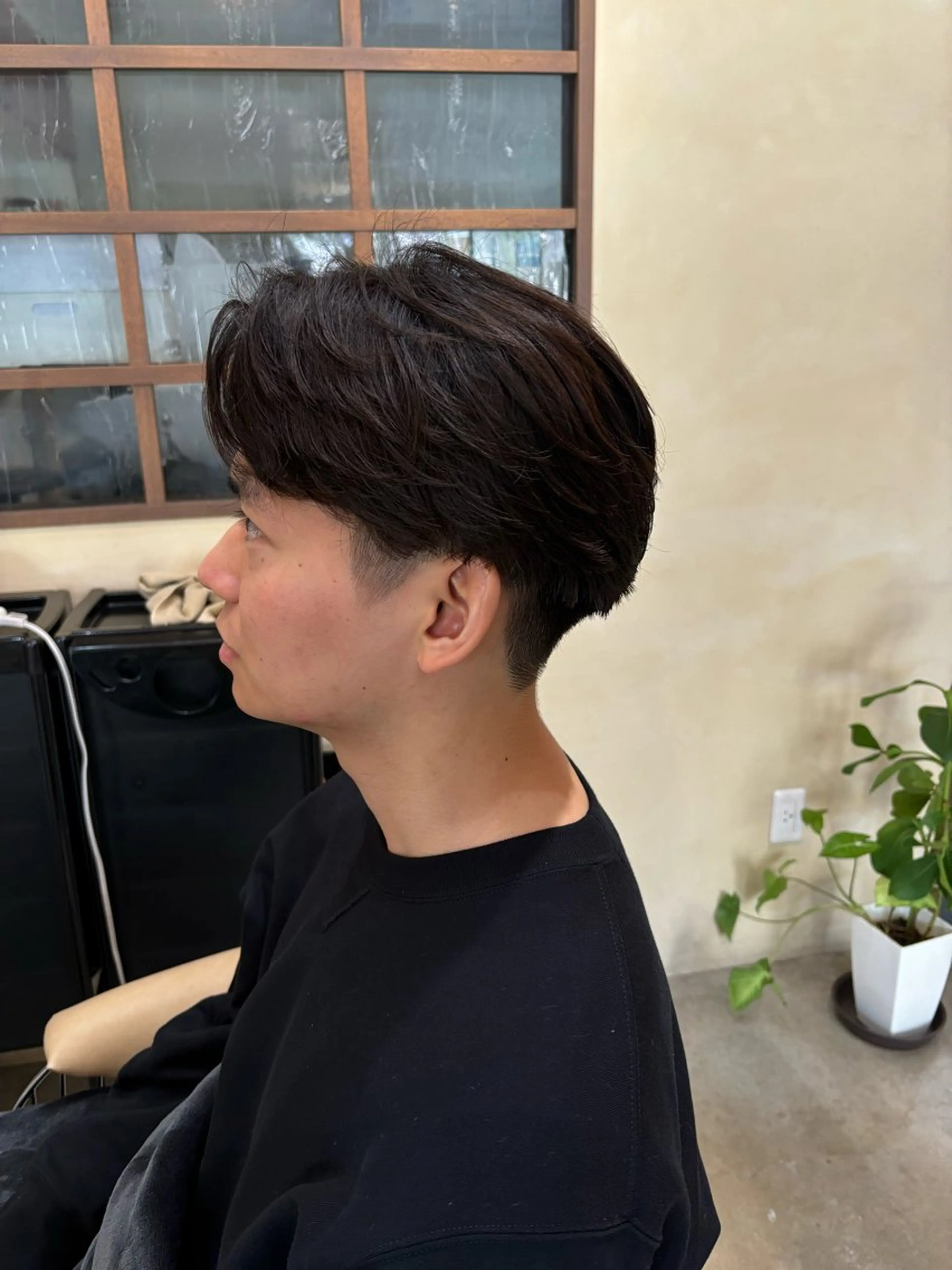 ショート メンズ カット パーマ 鹿児島 TSUBASAのヘアスタイル