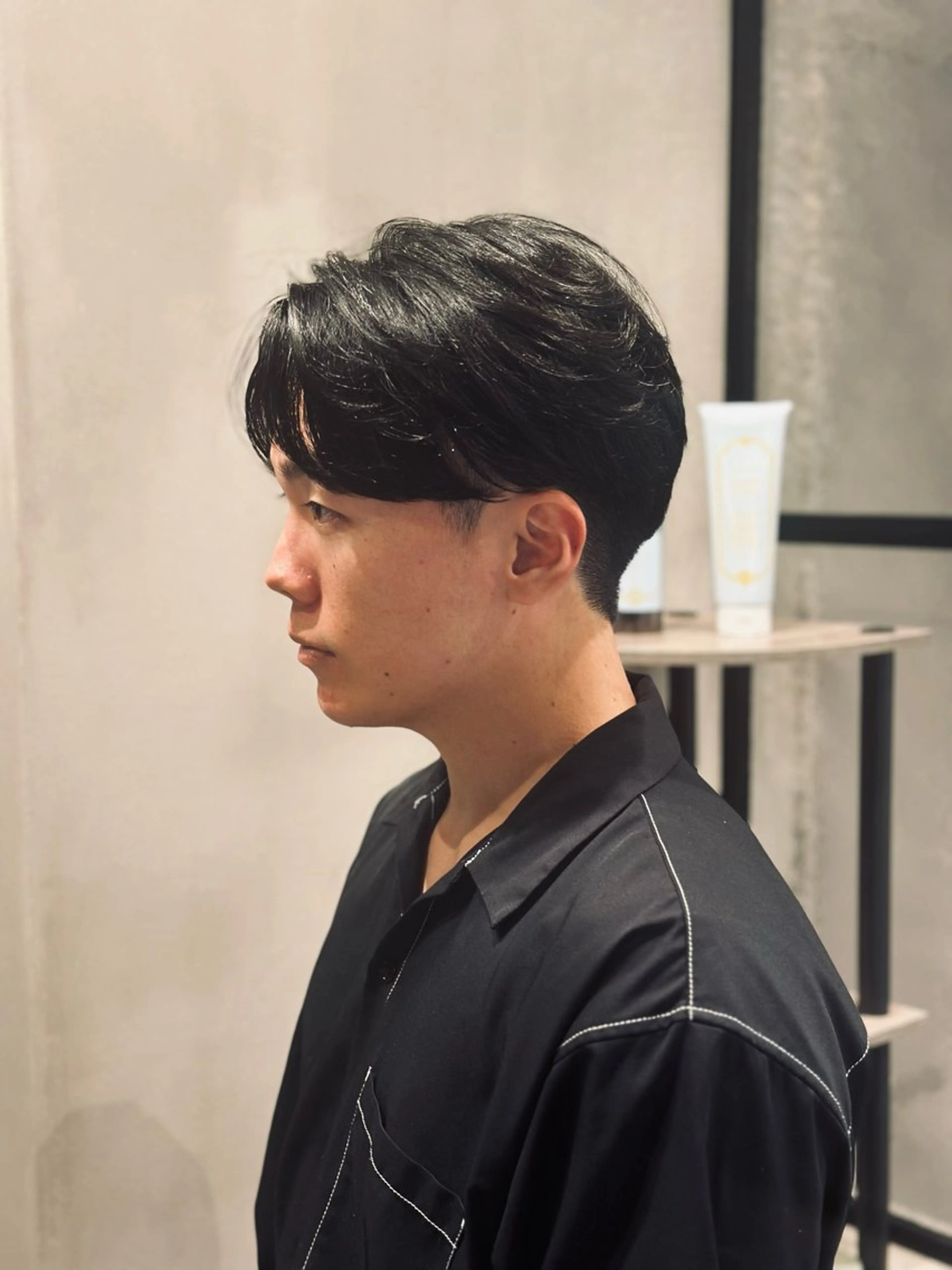ショート パーマ 池袋センターパート No.1 裕大のヘアスタイル