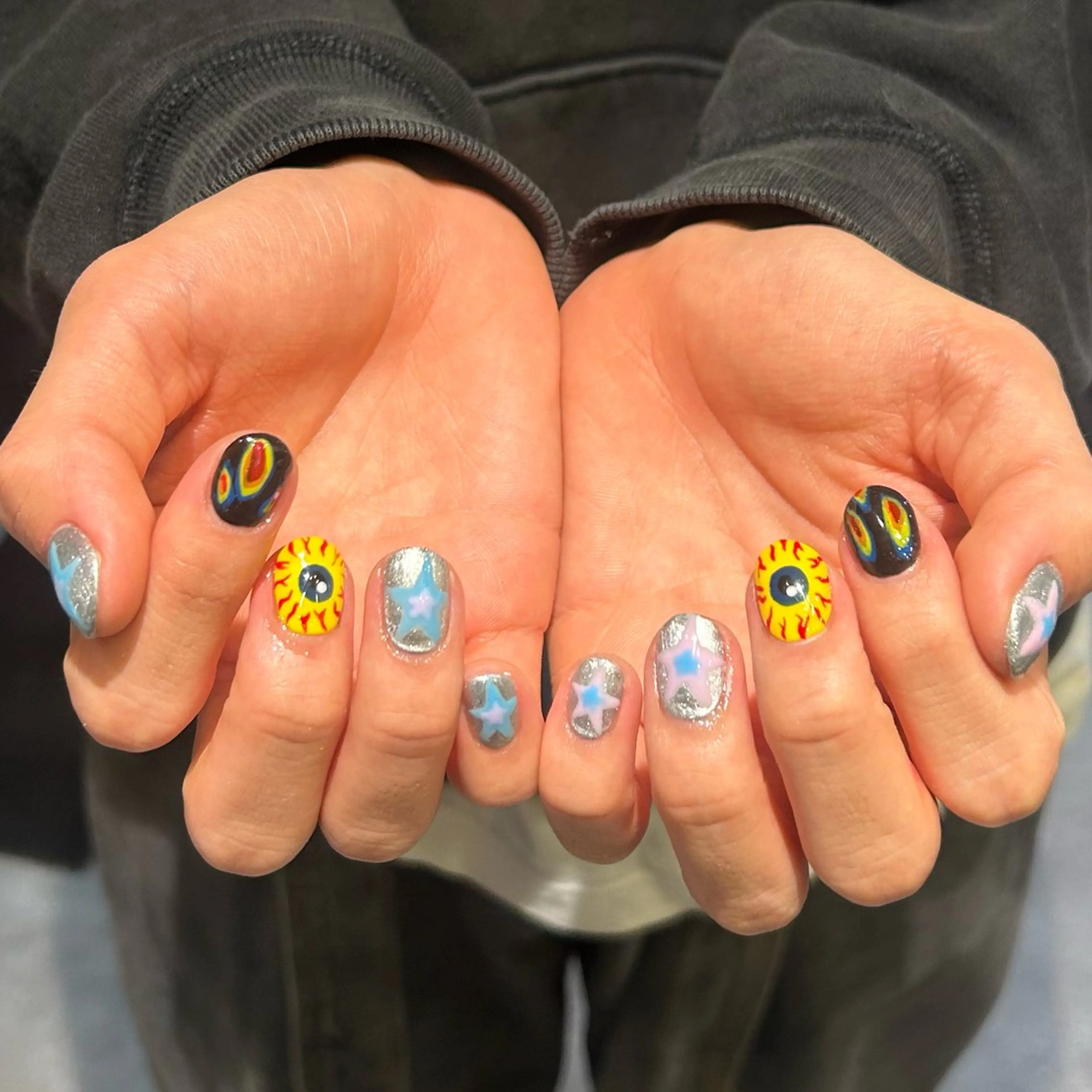 ネイル ハンドネイル ハンドケア 個性派ネイル シノのネイルデザイン