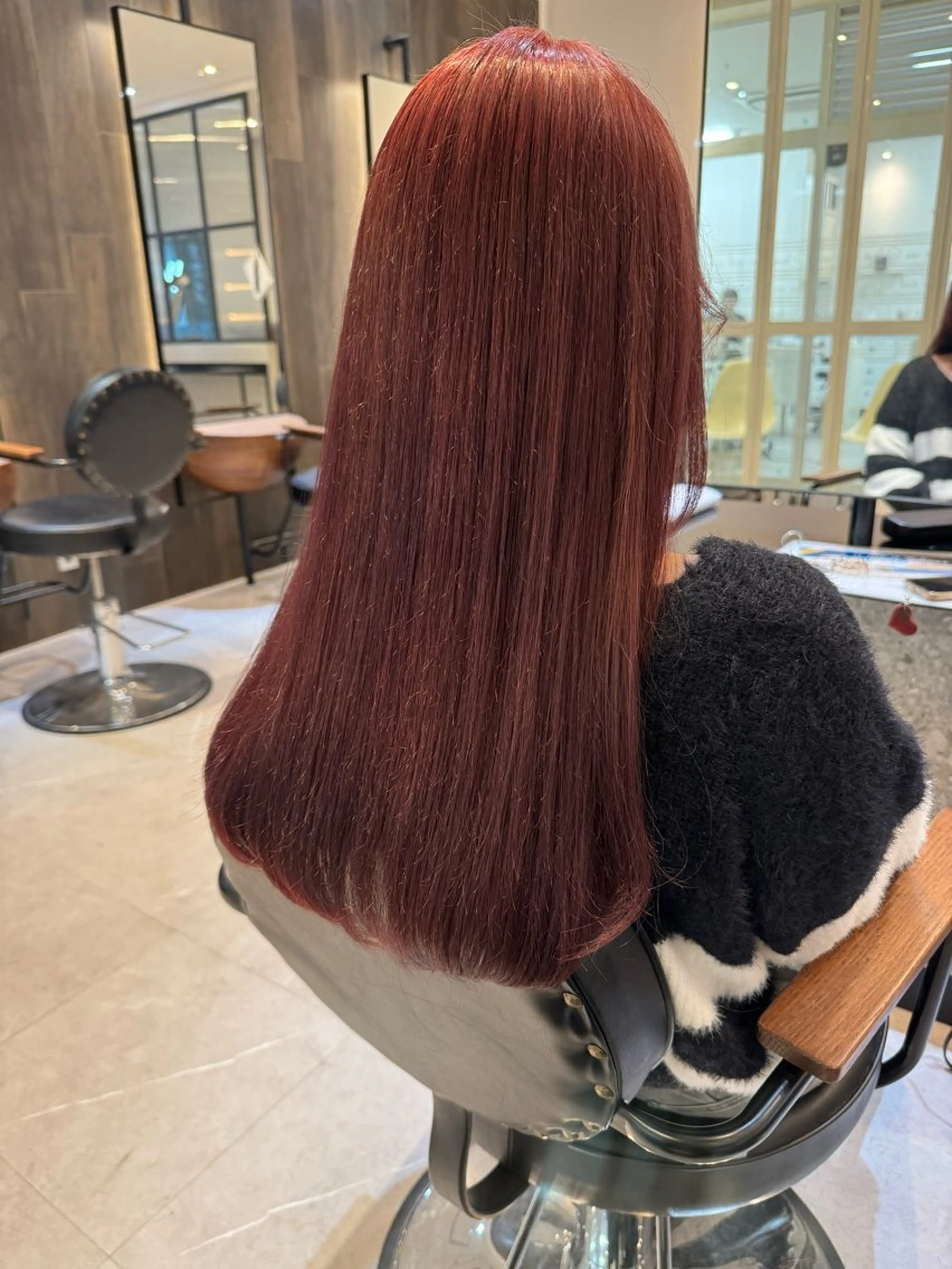 ロング カラー ベージュカラー ブリーチ ダブルカラー ブリーチなしカラー ピンクカラー ヘアカラー トリートメント ブリーチ/髪質改善/ ハイトーン/暖色のヘアスタイル