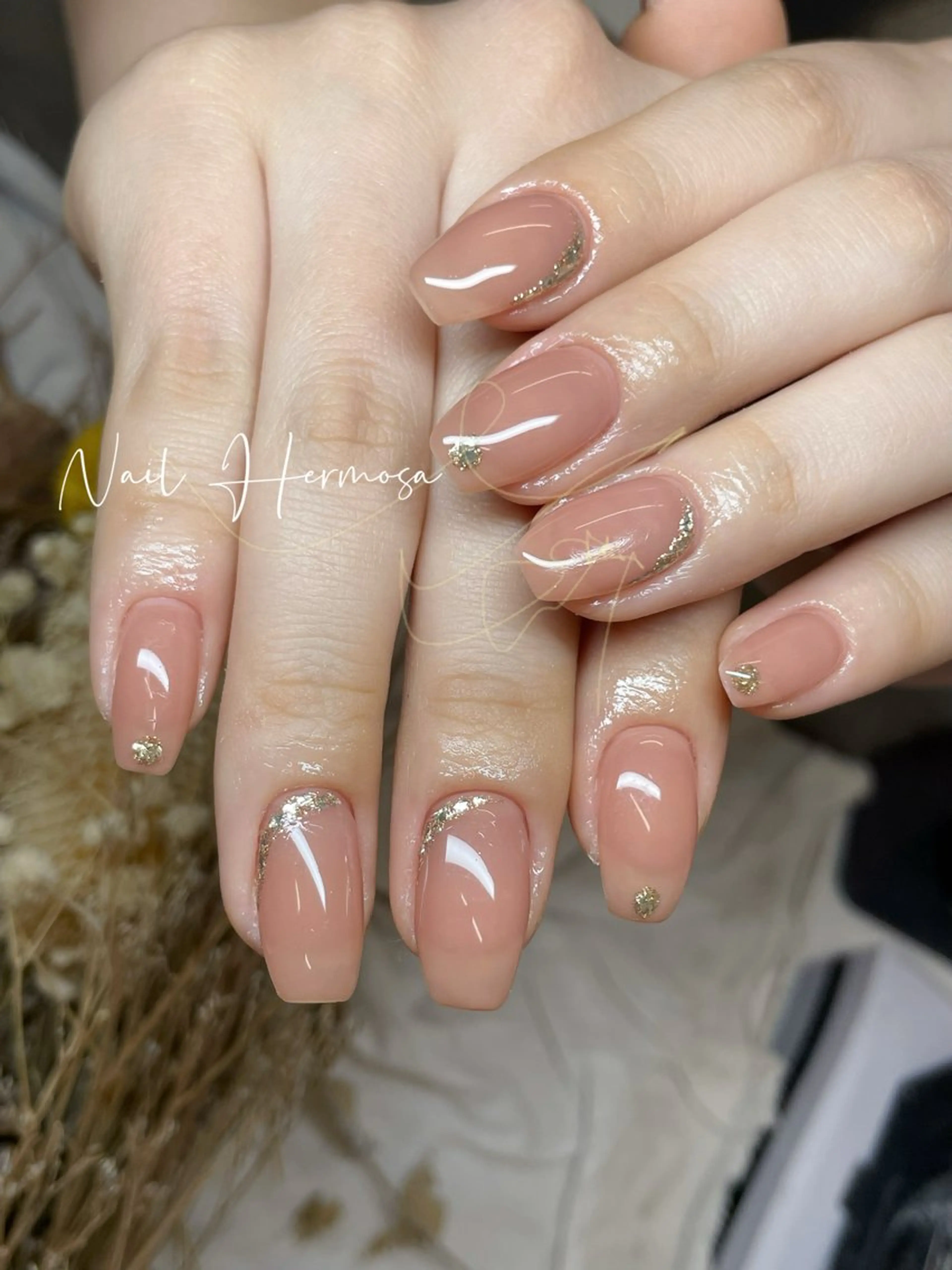 ネイル 長さ出し フラッシュネイル フットネイル ジェルネイル マグネットネイル ハンドネイル ネイル エルモサのネイルデザイン