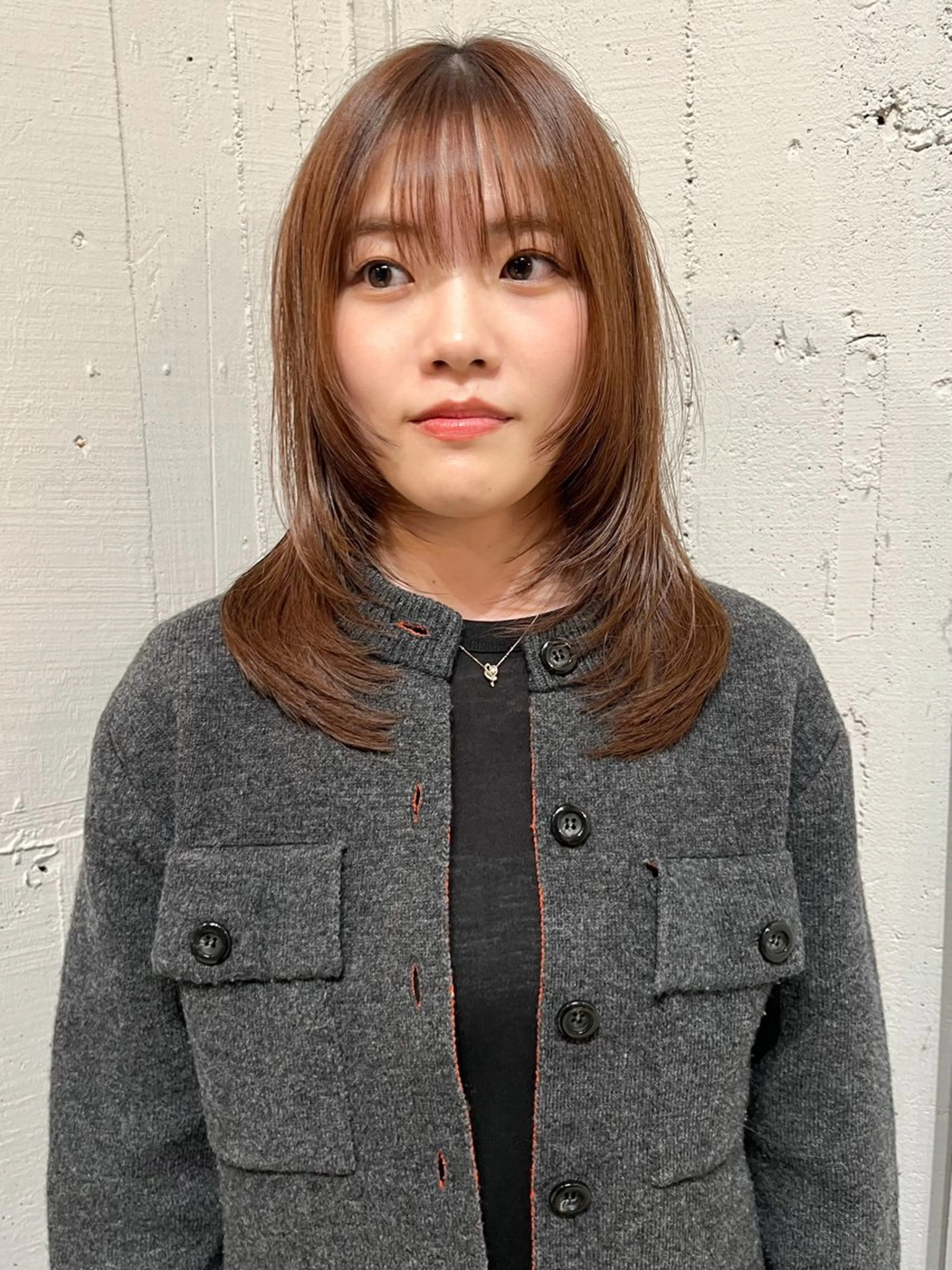 セミロング レイヤーカット モデル募集/ショート ボブ/コジマショウタのヘアスタイル