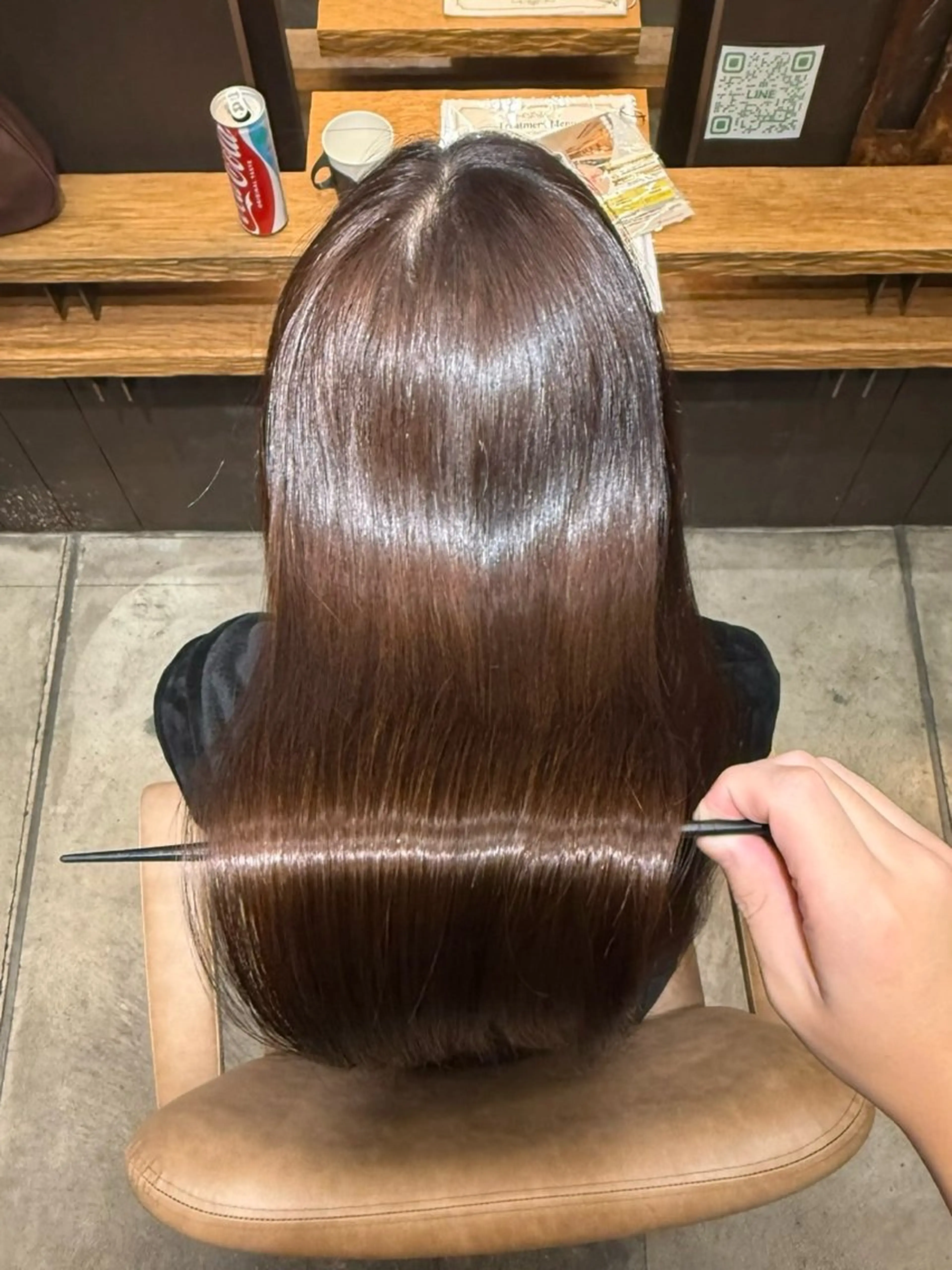 ロング カラー ダブルカラー とがみ ともきのヘアスタイル