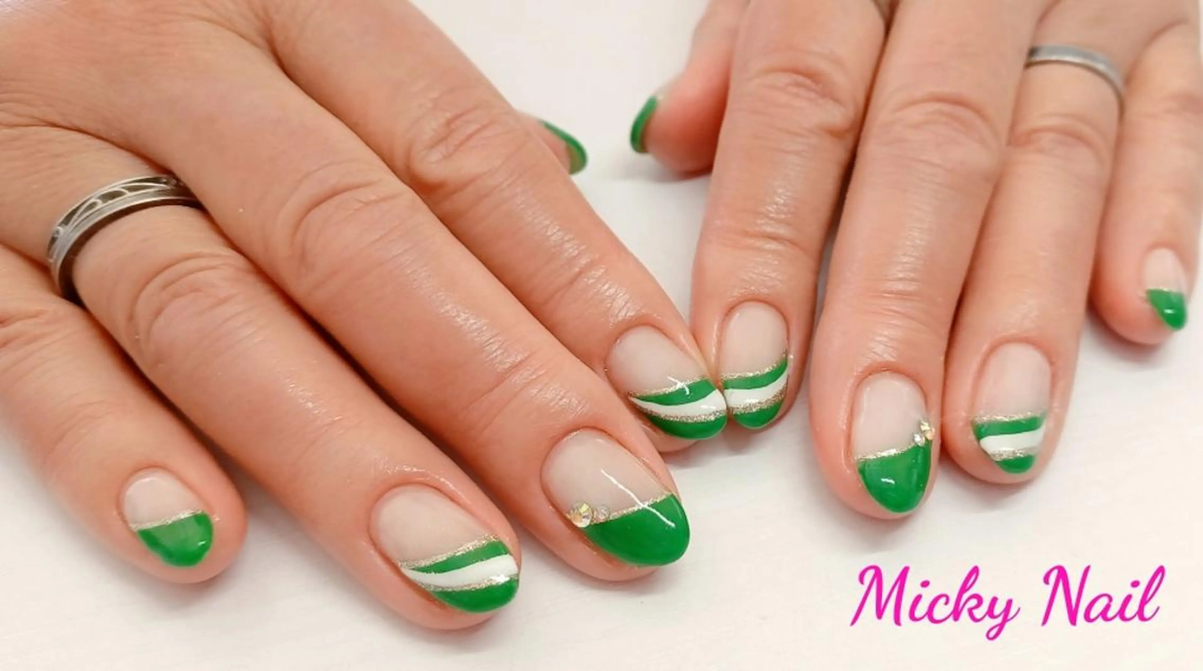 ネイル グリーン Micky nail chikushinoのその他イメージ