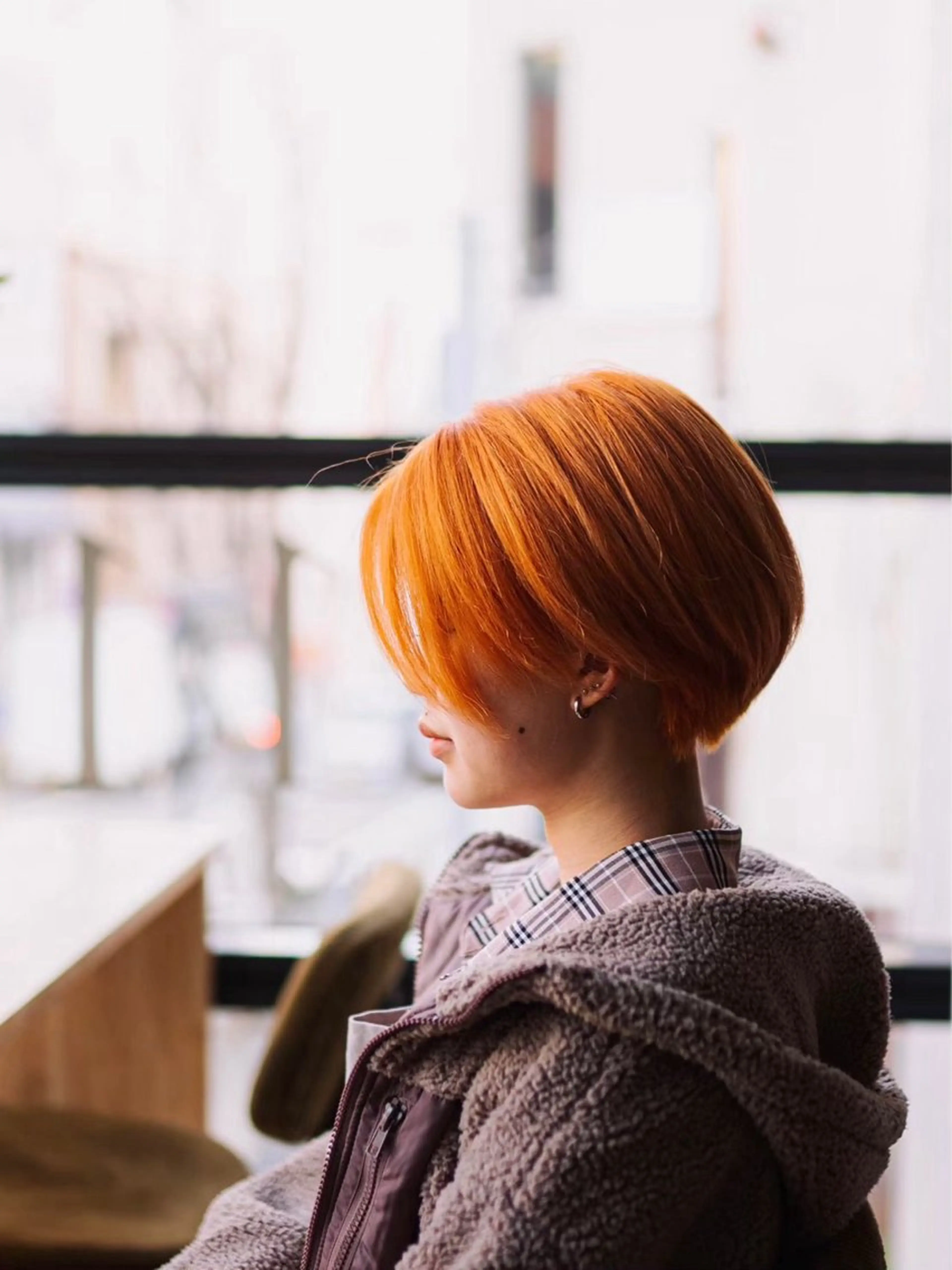 ミディアム カラー ・ nanokaのヘアスタイル