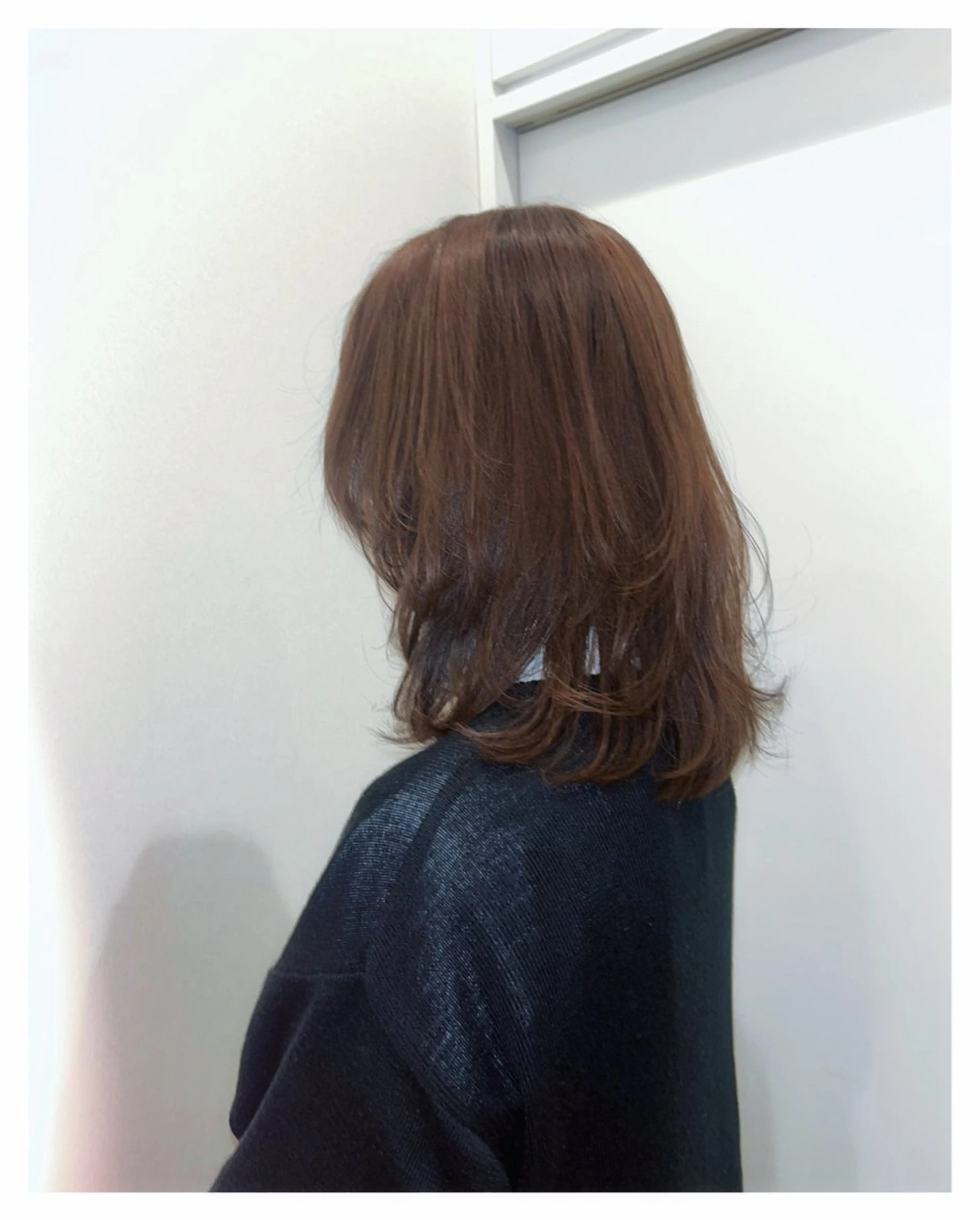 ミディアム カラー レイヤーカット 無料カットカラー／ モデル募集💈市川春のヘアスタイル