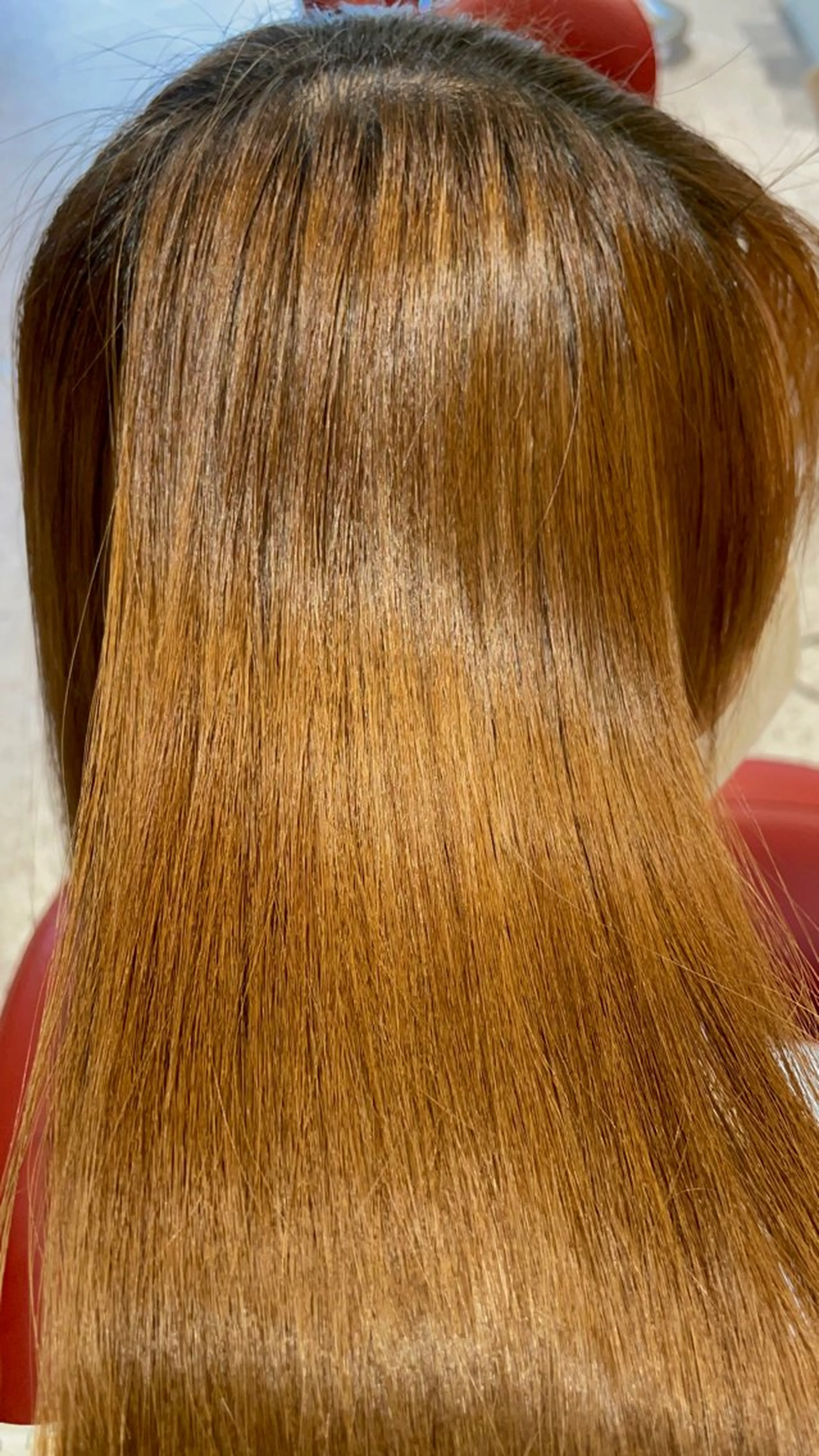 ロング 縮毛矯正 豊田 裕也のヘアスタイル