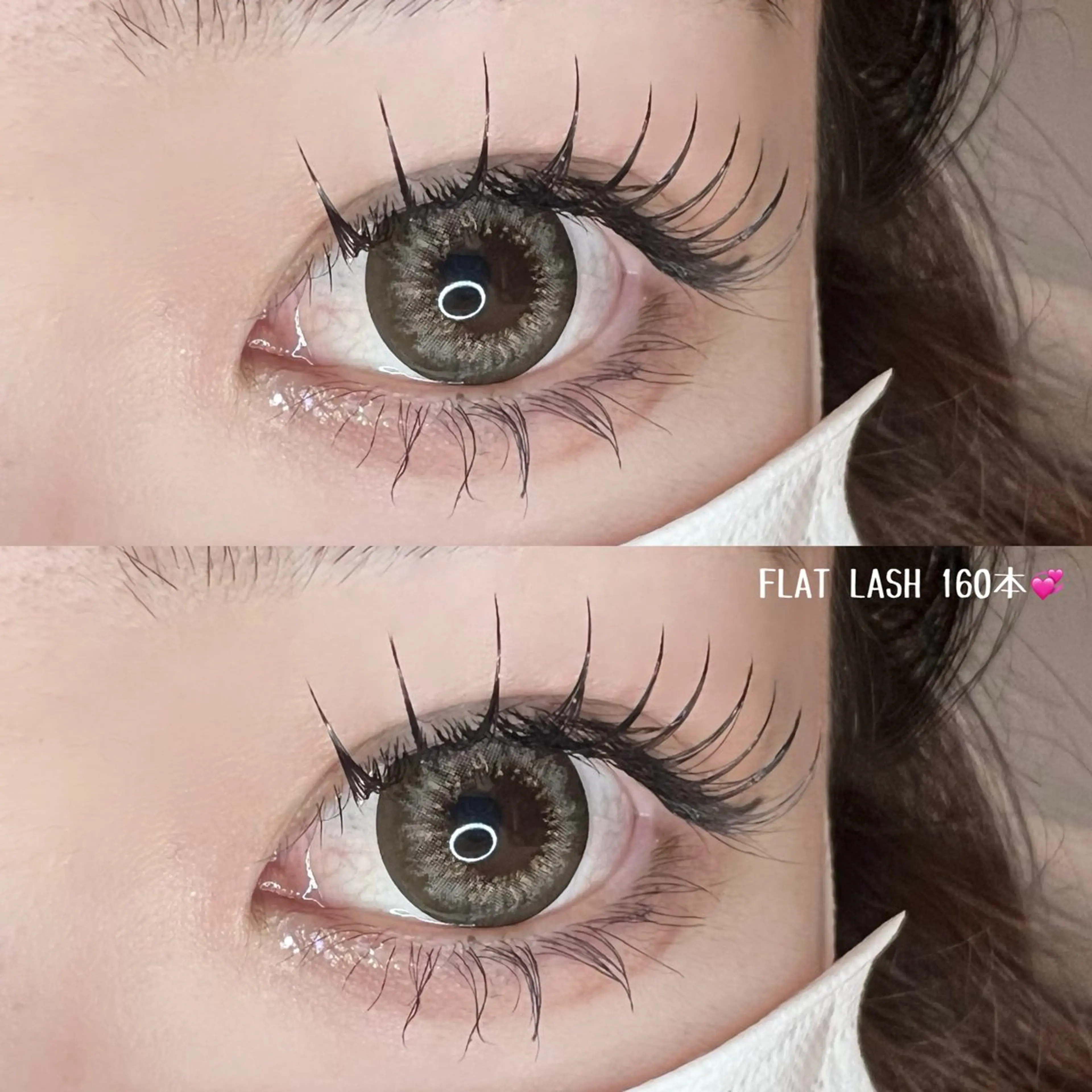 マツエク・マツパ カラーマツエク フラットラッシュ マツエク chouchou🌷 miyuuのマツエク・マツパデザイン