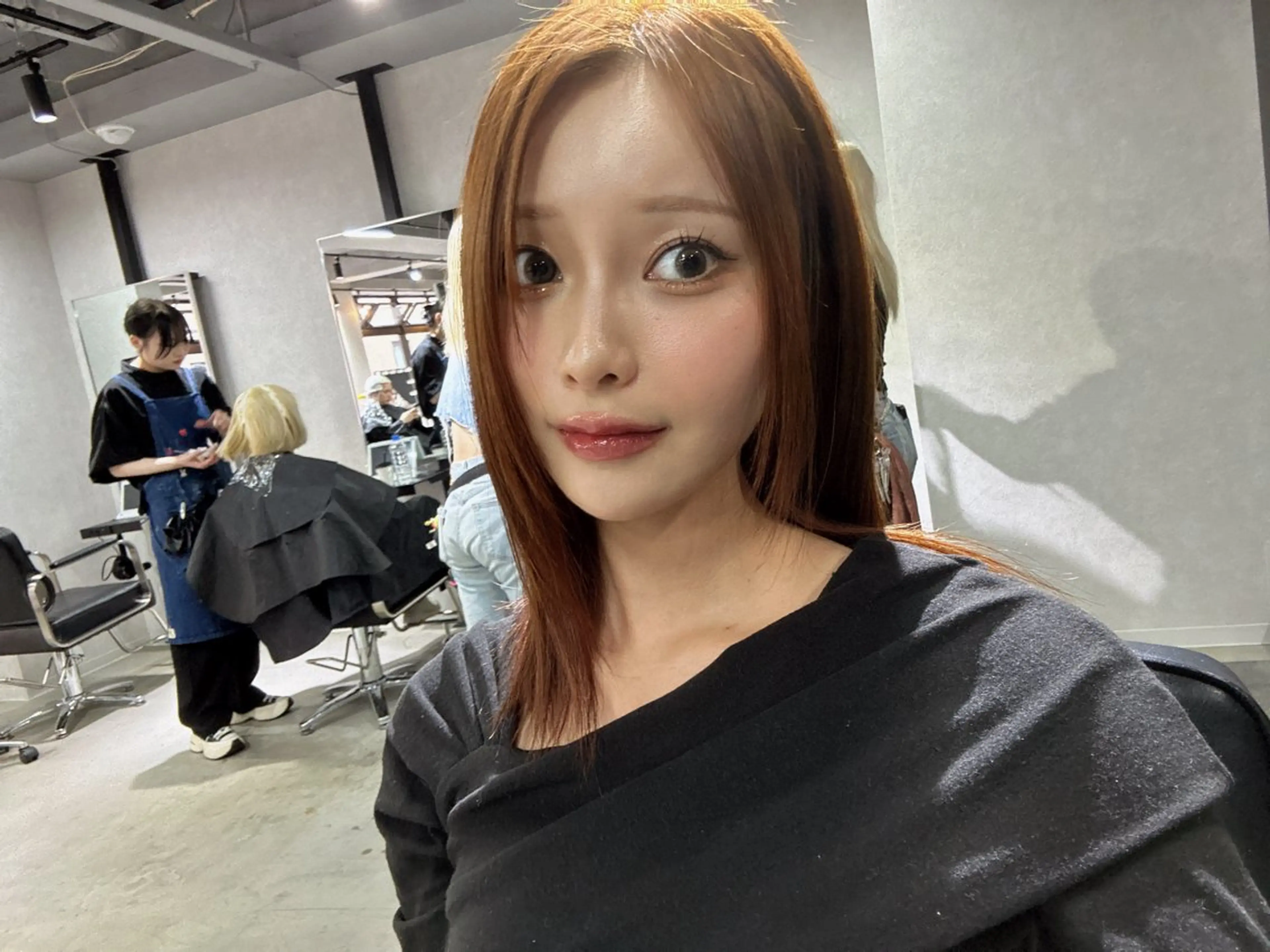 ミディアム レイヤーカット トリートメント ワンホンヘア/ 透明感カラー/ゆうとのヘアスタイル