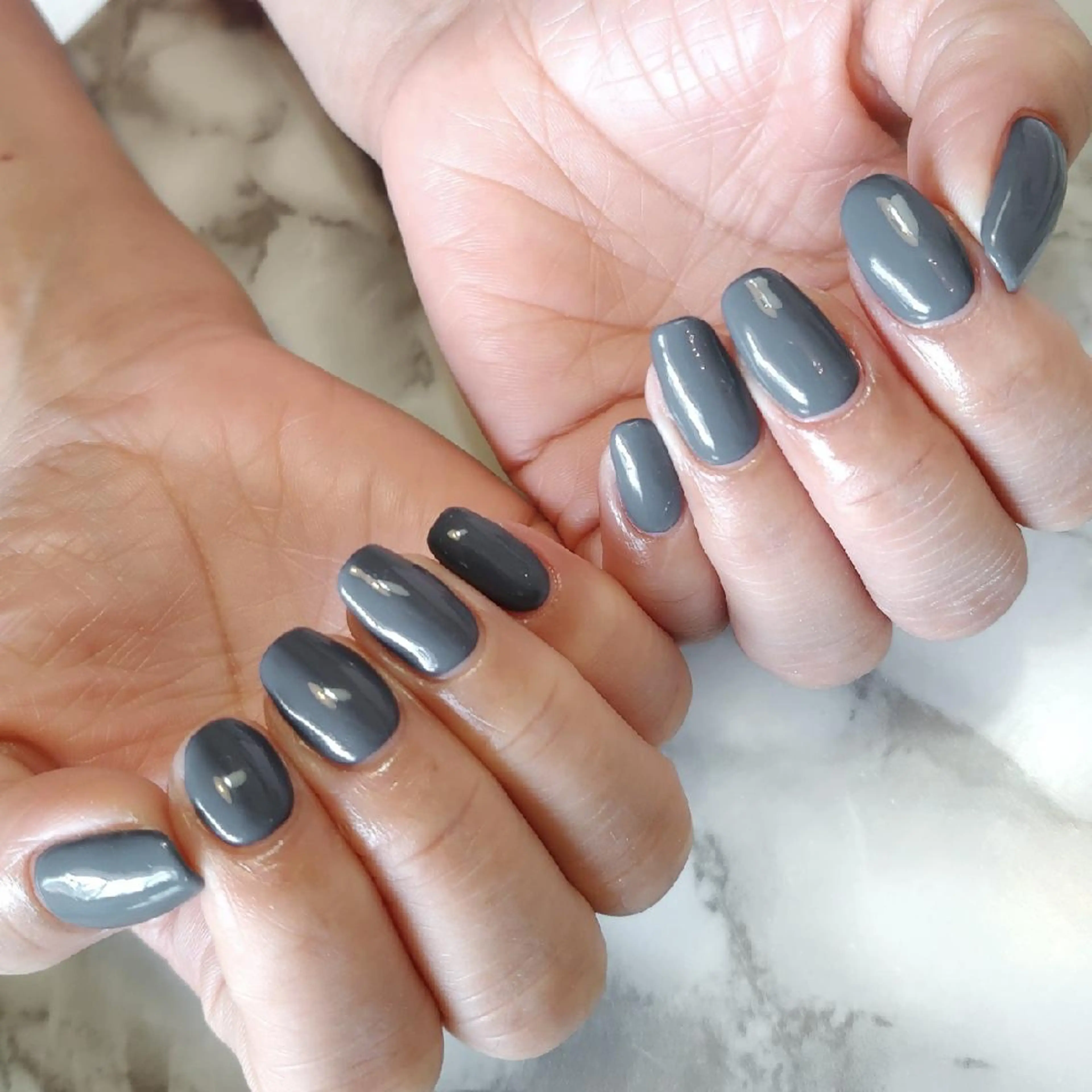 ネイル ワンカラーネイル ジェヌインネイル 河内のネイルデザイン