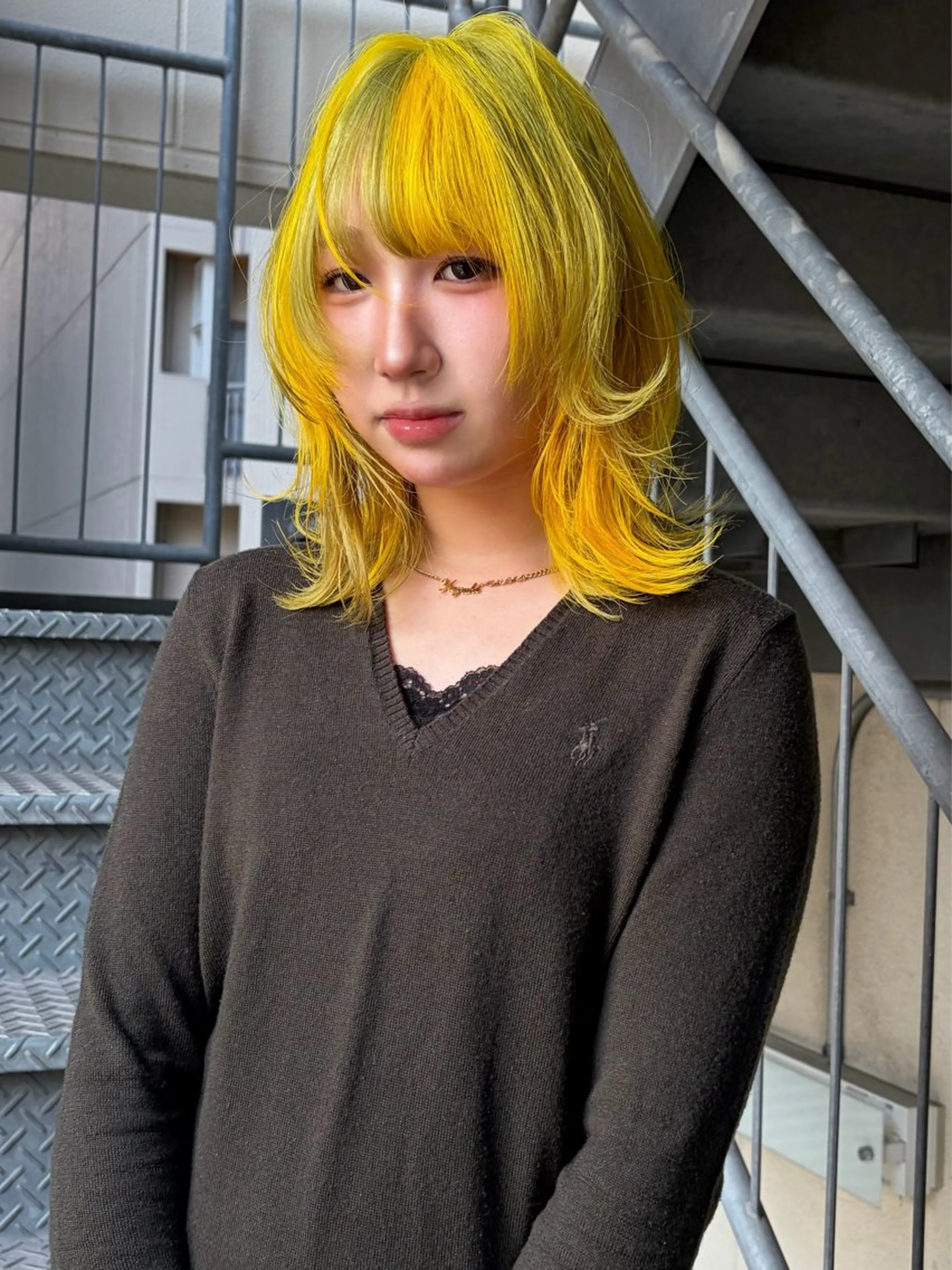 ミディアム カラー ヘアカラー トリートメント コツ🧚ハイトーン /カラー/名古屋/栄のヘアスタイル