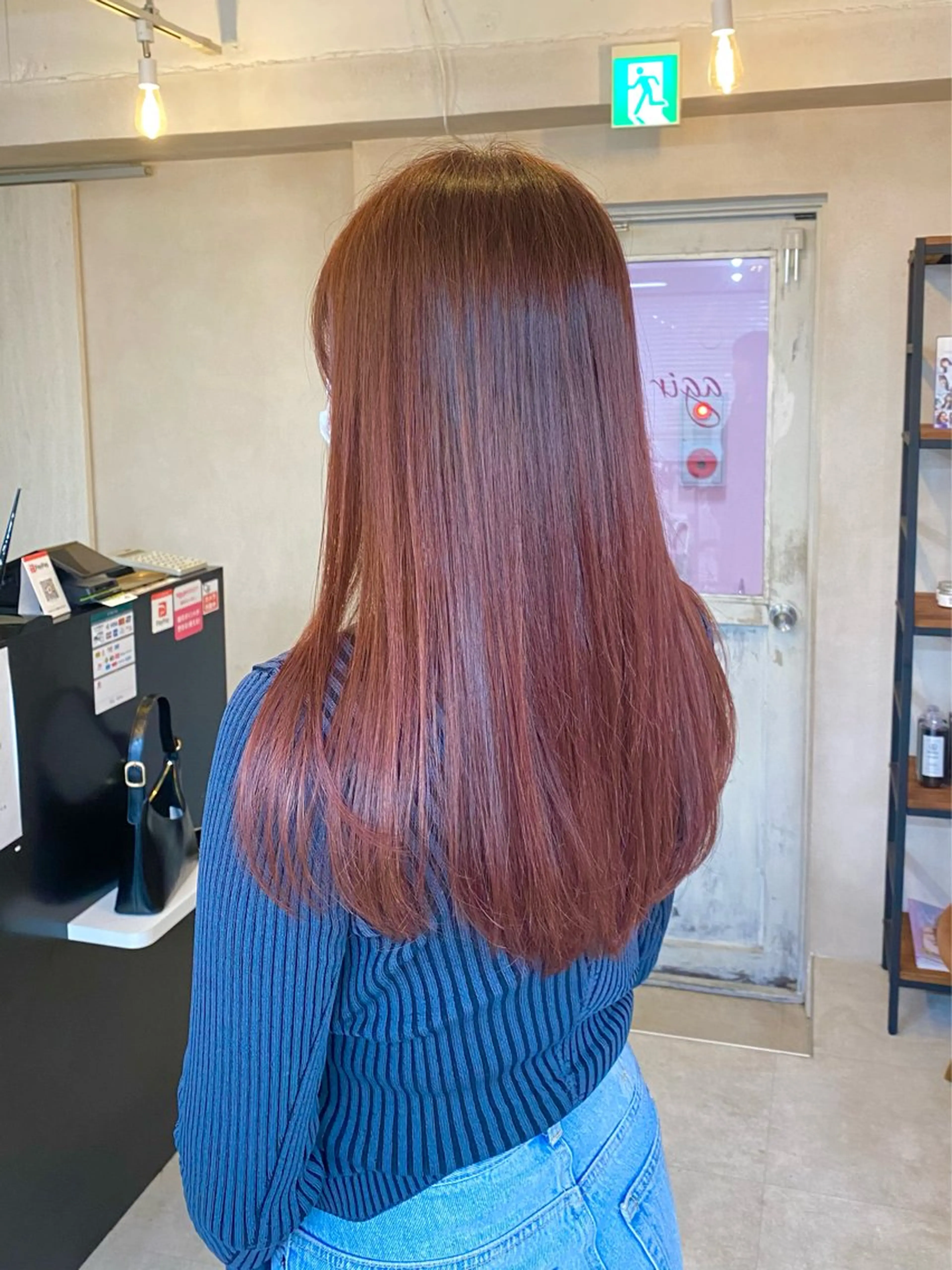 ロング カラー アディクシーカラー ブリーチ ケアブリーチ イルミナカラー カット ヘアカラー トリートメント 脱！黒髪 ダブルカラー【上野】のヘアスタイル
