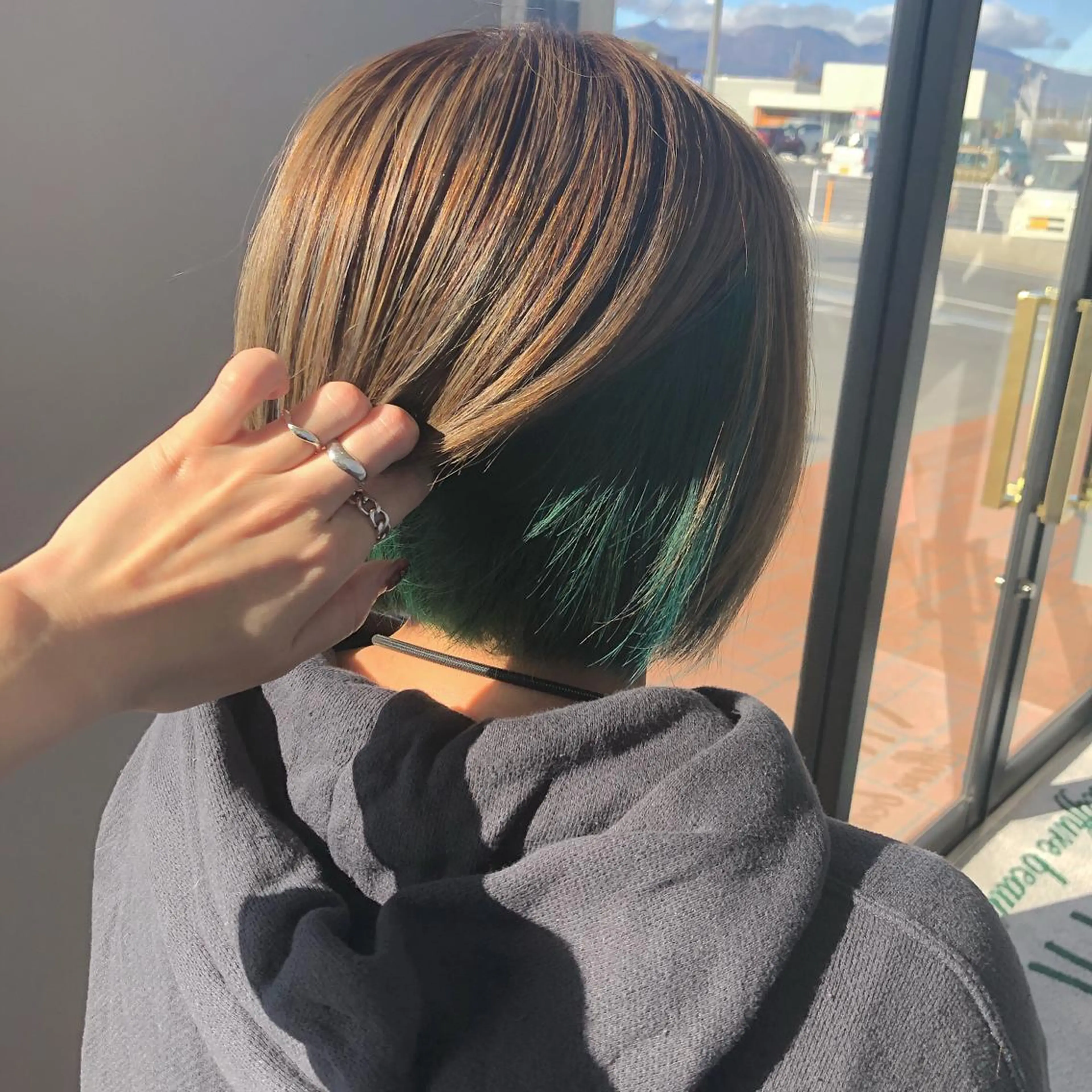 ショート カラー ヘアアレンジ yoshino yukoのマツエク・マツパデザイン