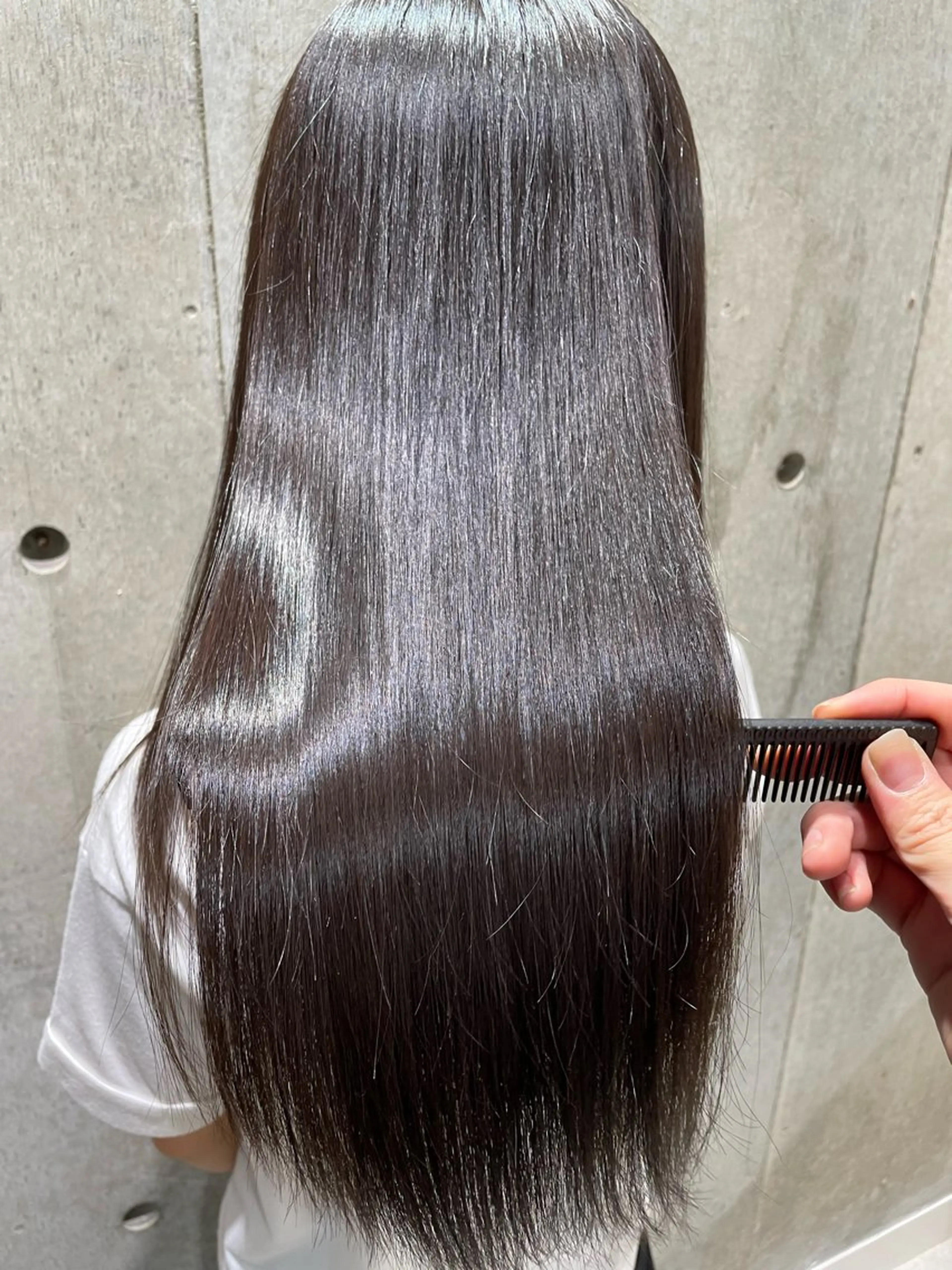 メンズ カット 縮毛矯正 白髪ぼかしデザイン ハイライト/宮本純登のヘアスタイル