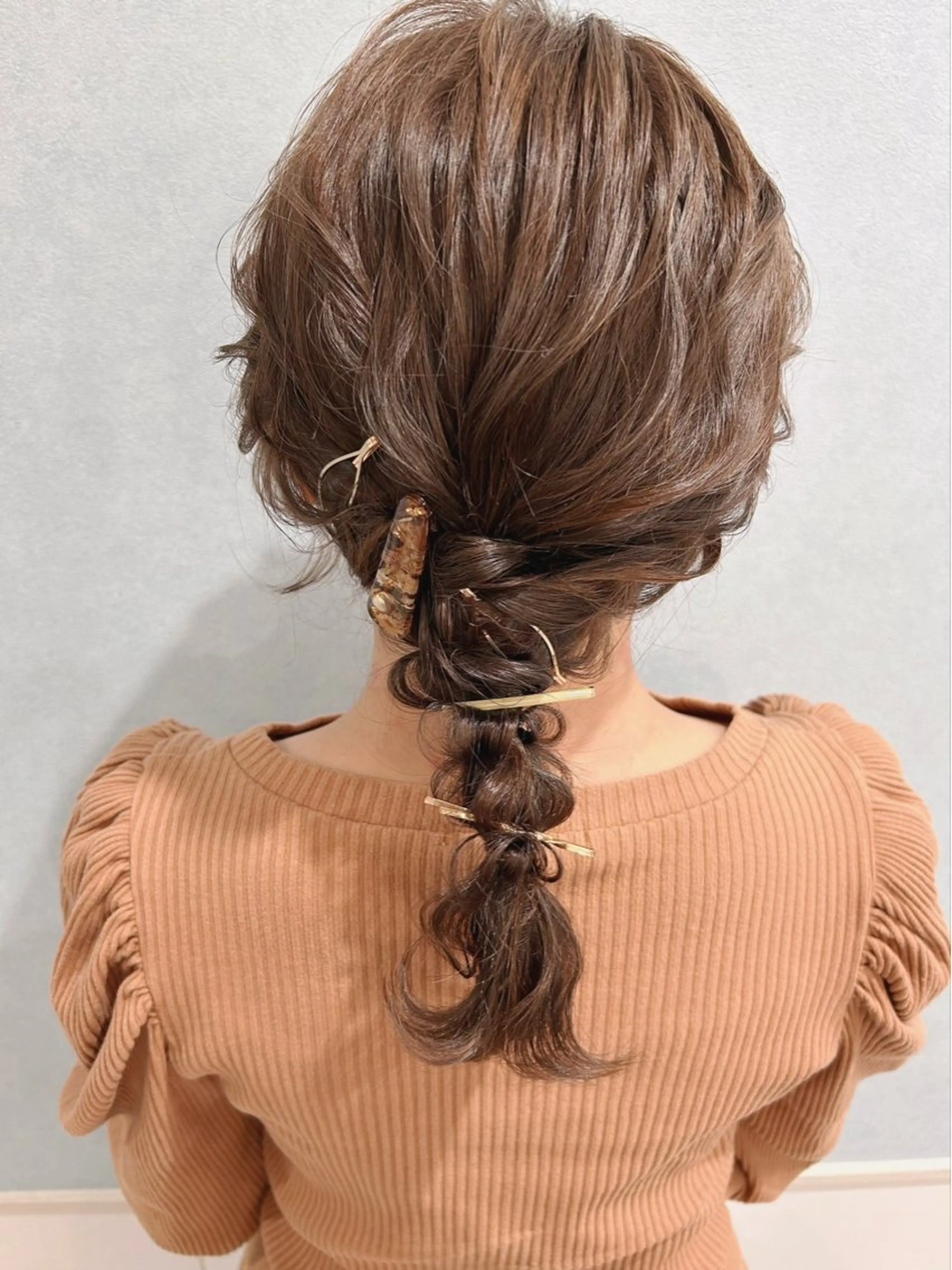 ミディアム ヘアアレンジ セットサロン      ラフテル所属・大阪/ヘアアレンジ /似合わせset💐のヘアスタイル