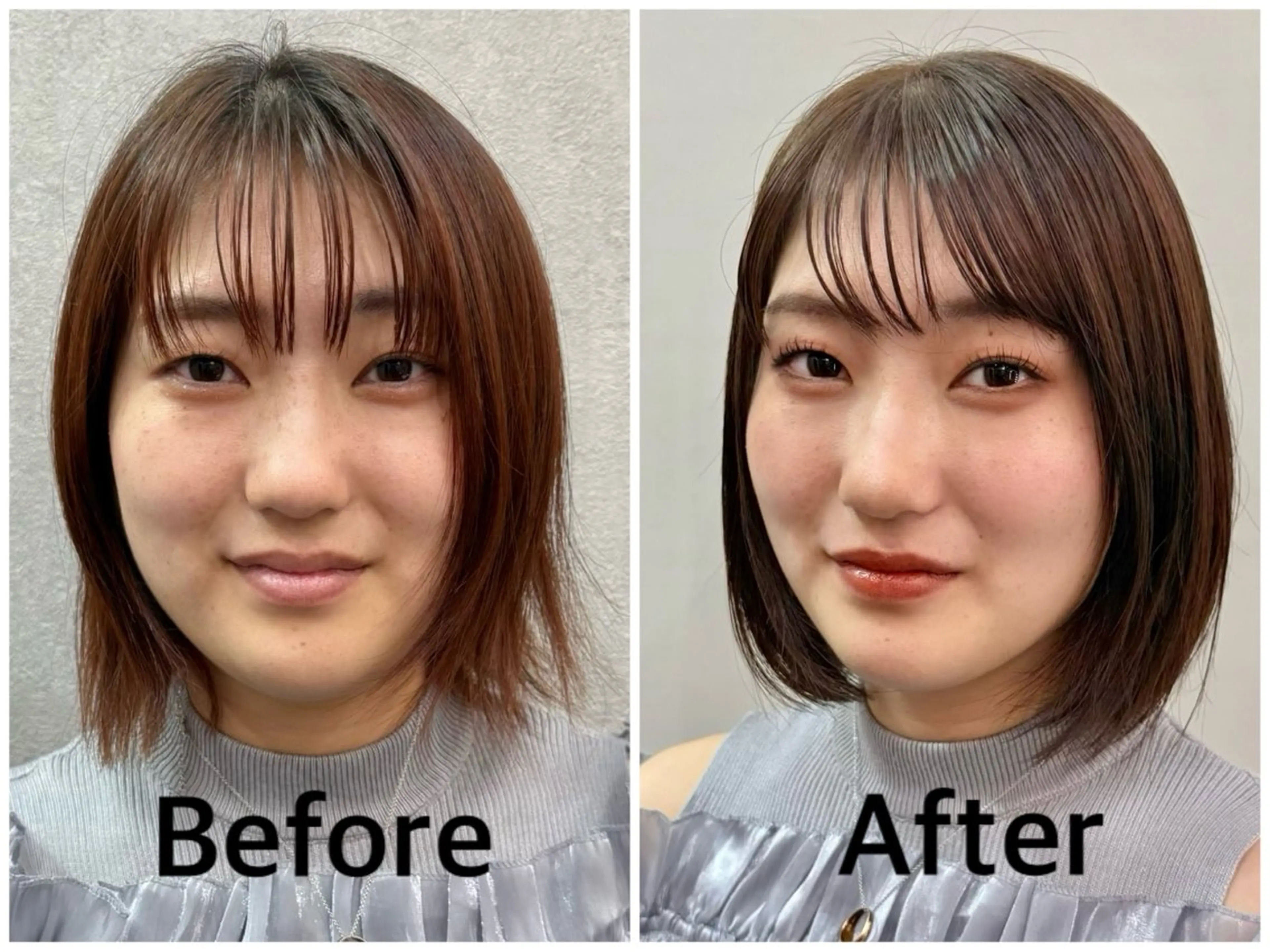 パーソナルカラー診断 佐藤 真衣のヘアスタイル