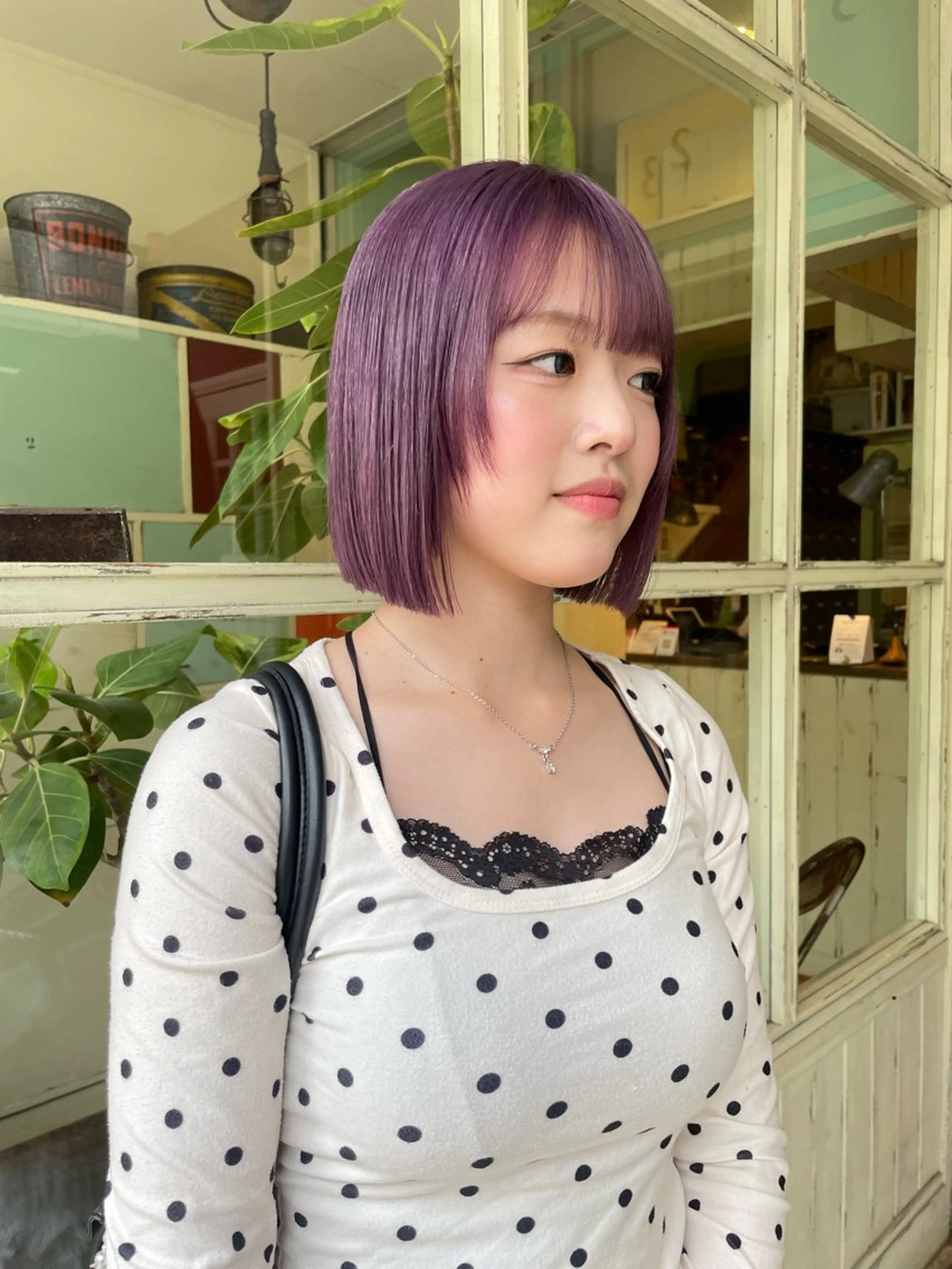 ショート ボブ Sourire西大分 ☘️いけだ　あおいのヘアスタイル