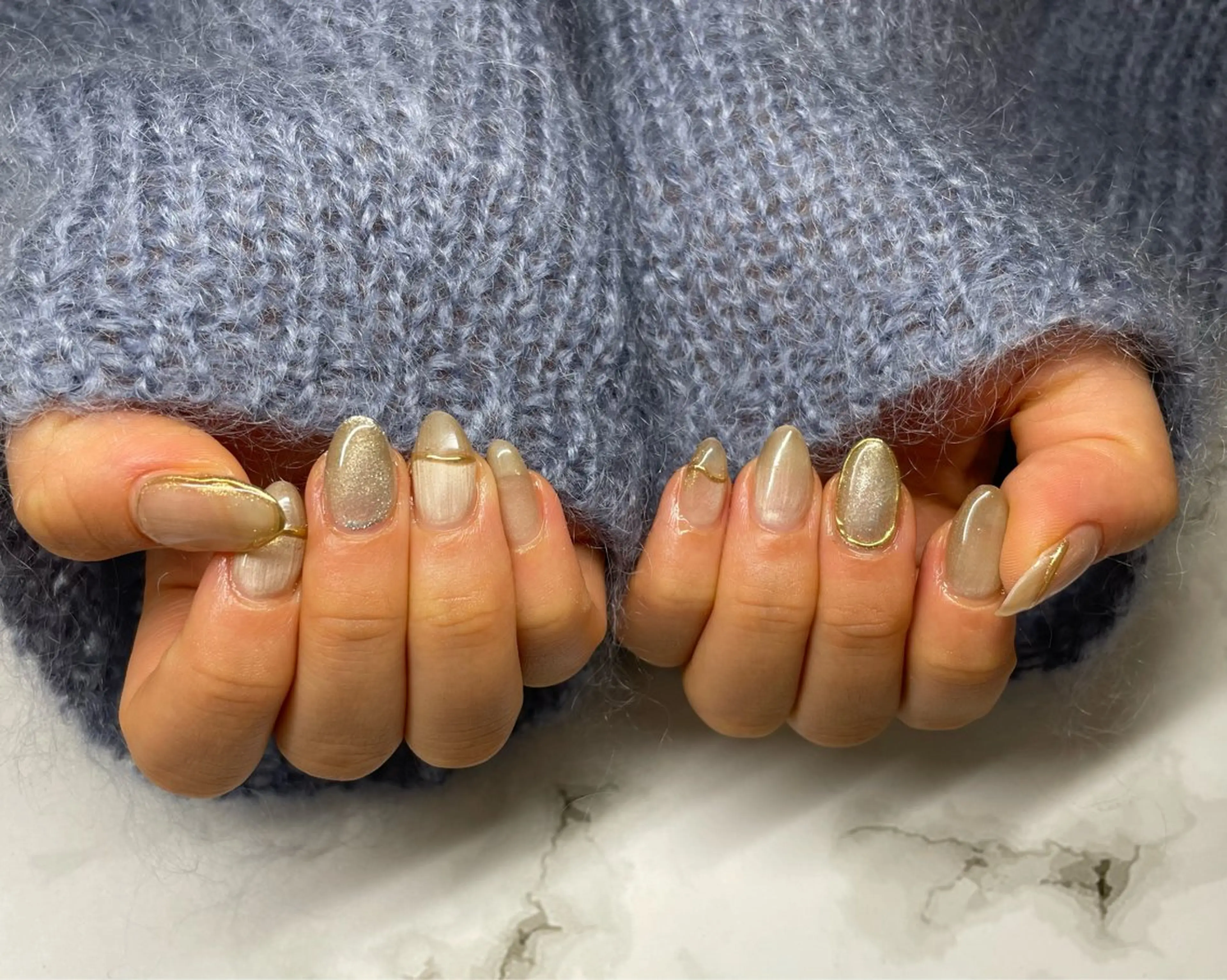 ネイル マグネットネイル ミラーネイル オトク ネイルのネイルデザイン