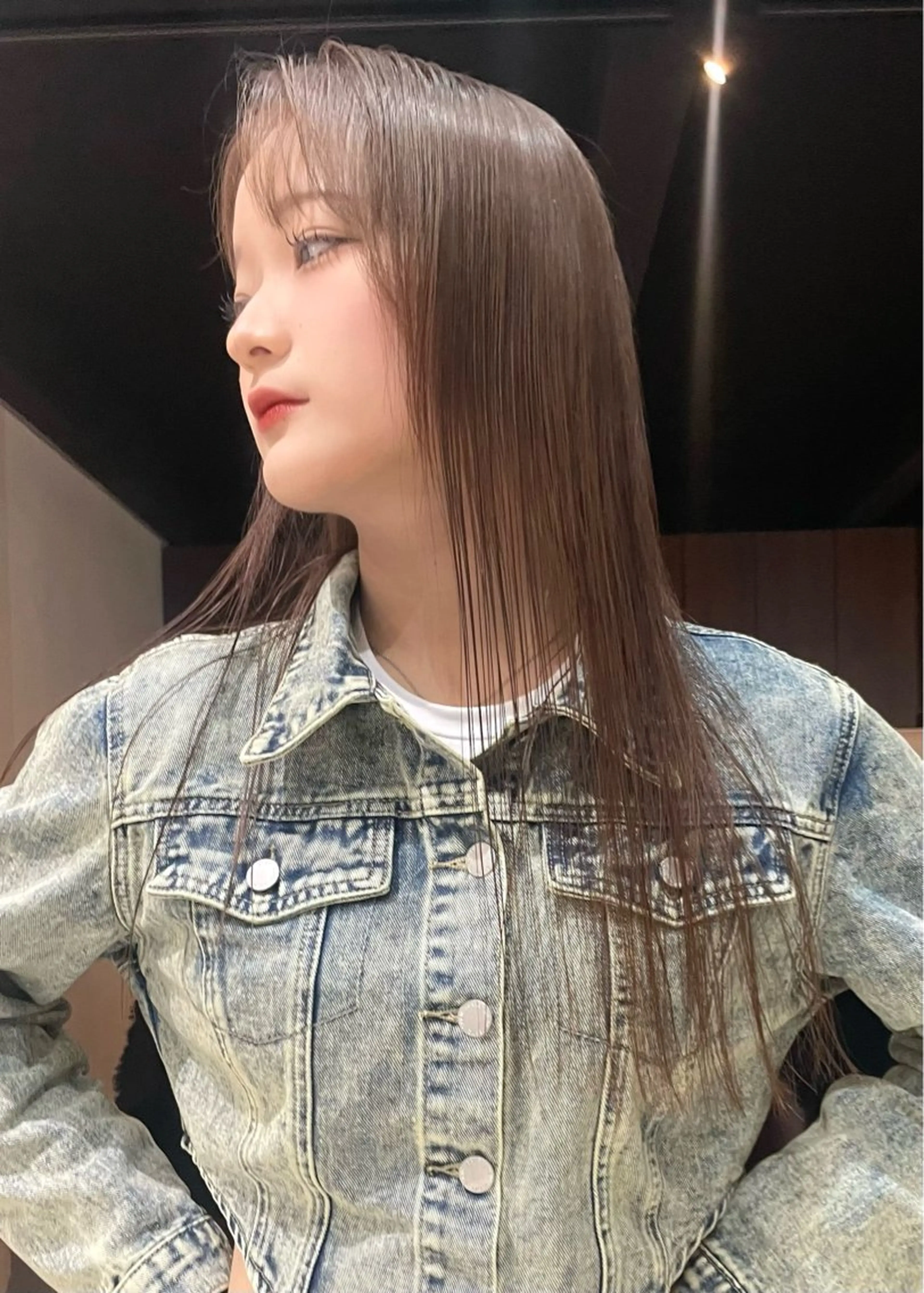 セミロング 盛れるカットカラー DEAN豊橋店のヘアスタイル