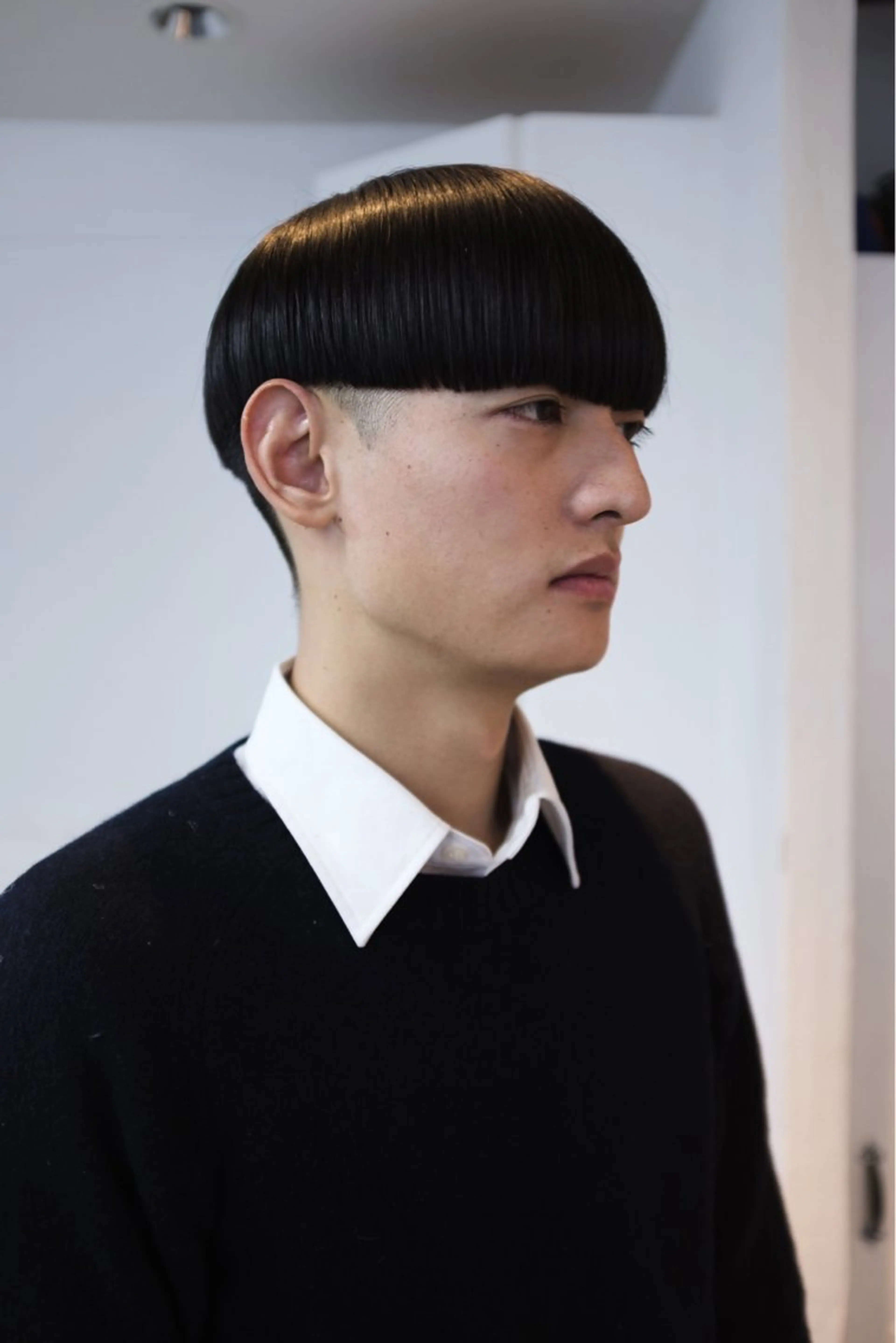 ミディアム メンズ カット メンズ専門ブリー チカラー⚡️リュウジのヘアスタイル